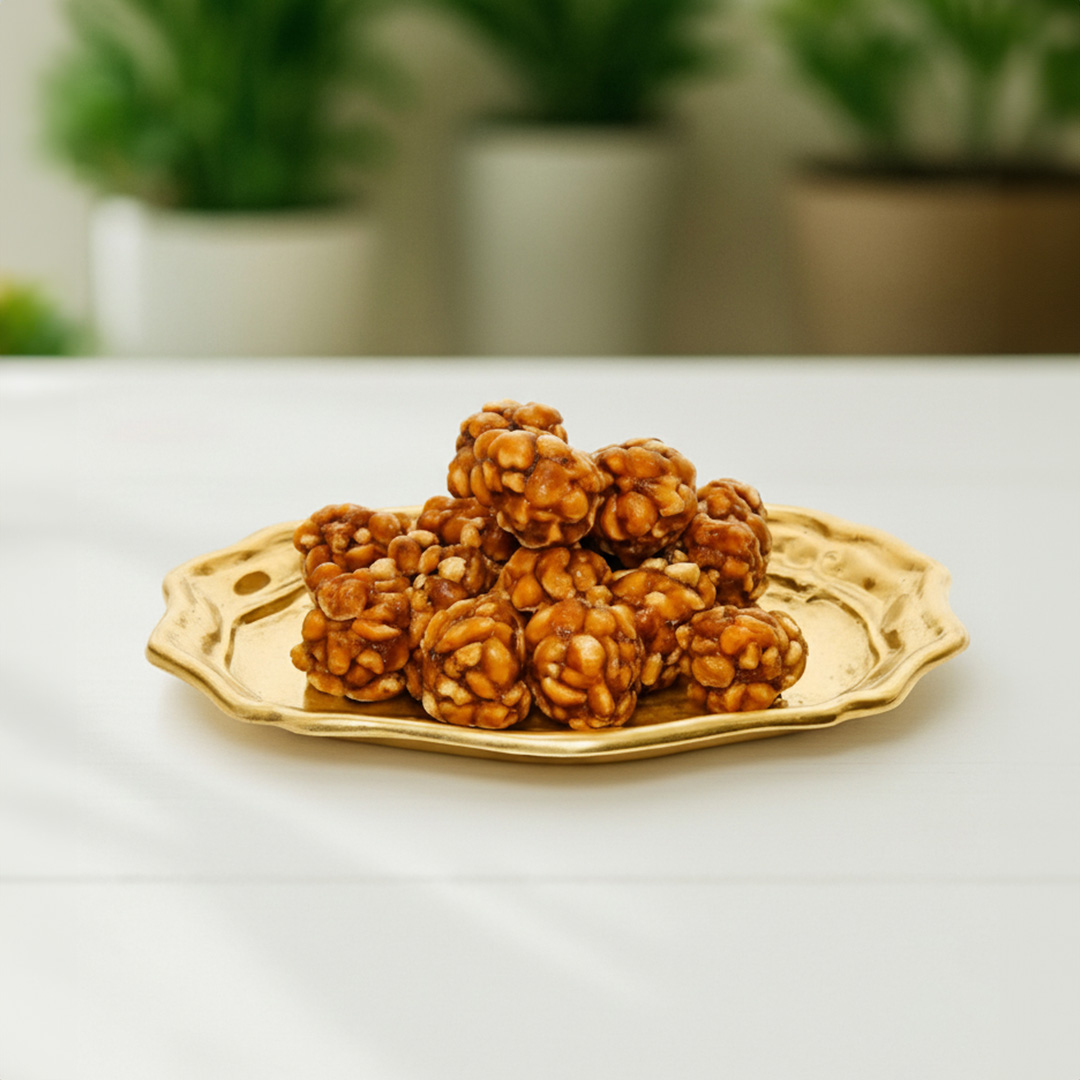 Traditional Peanut Brittle Balls