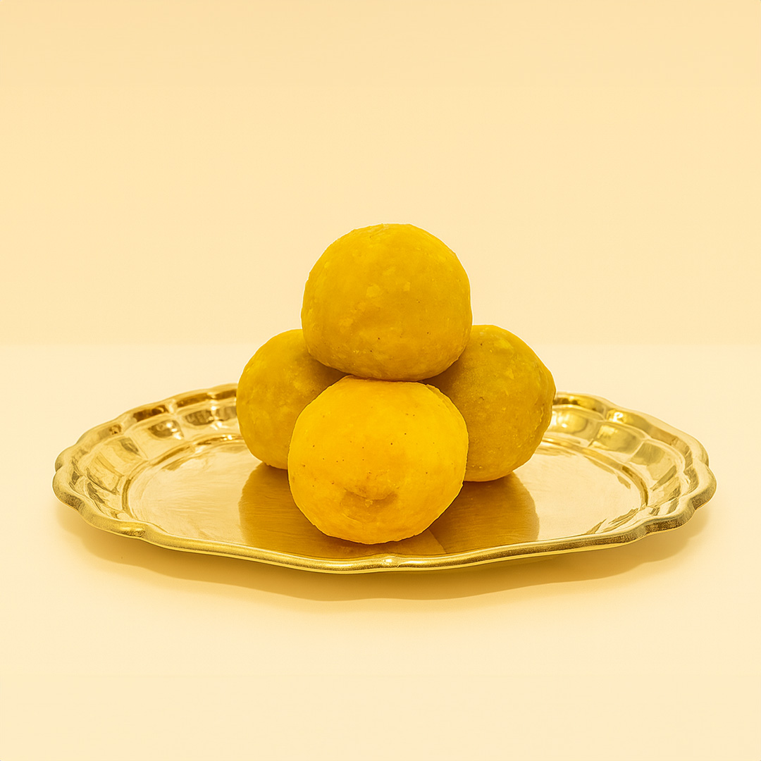 Traditional Indian Besan Ladoo