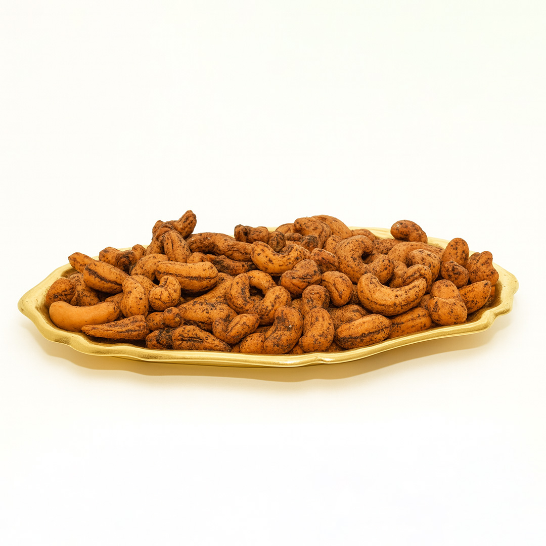 Roasted spiced cashews