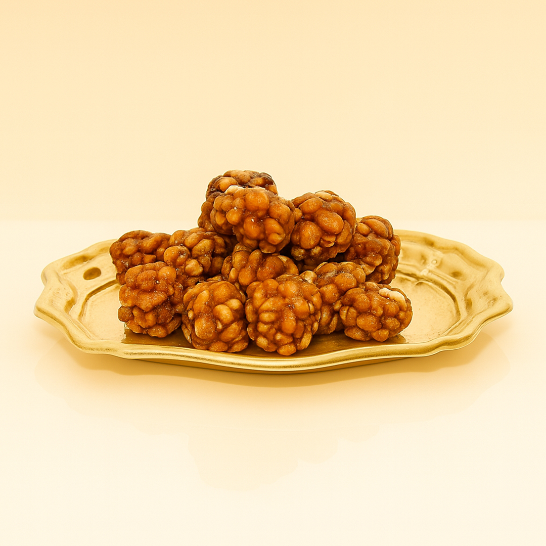 Traditional Peanut Brittle Balls