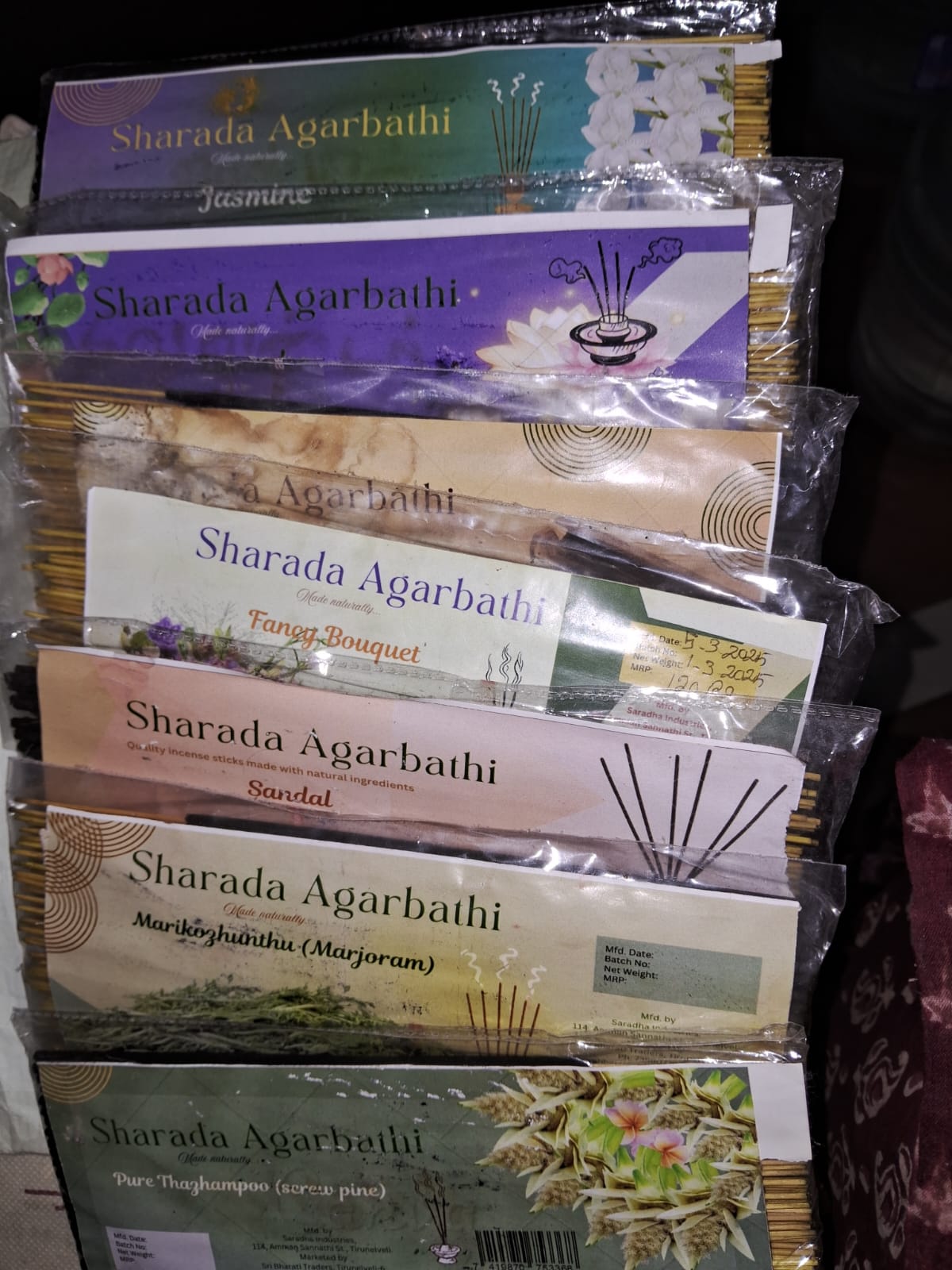 Seven sisters Agarbatti (Quality Incense sticks in 7 flavours)