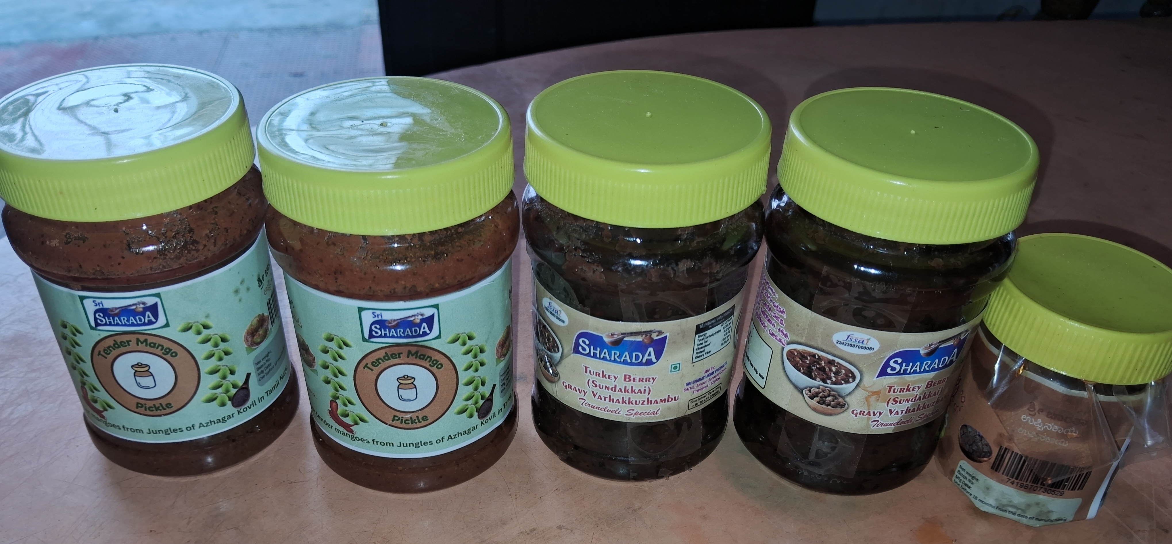 Mango Pickles Combo (Tender Mango, Avakkai Mango, Sliced Tangy Mango Pickles) - Trial