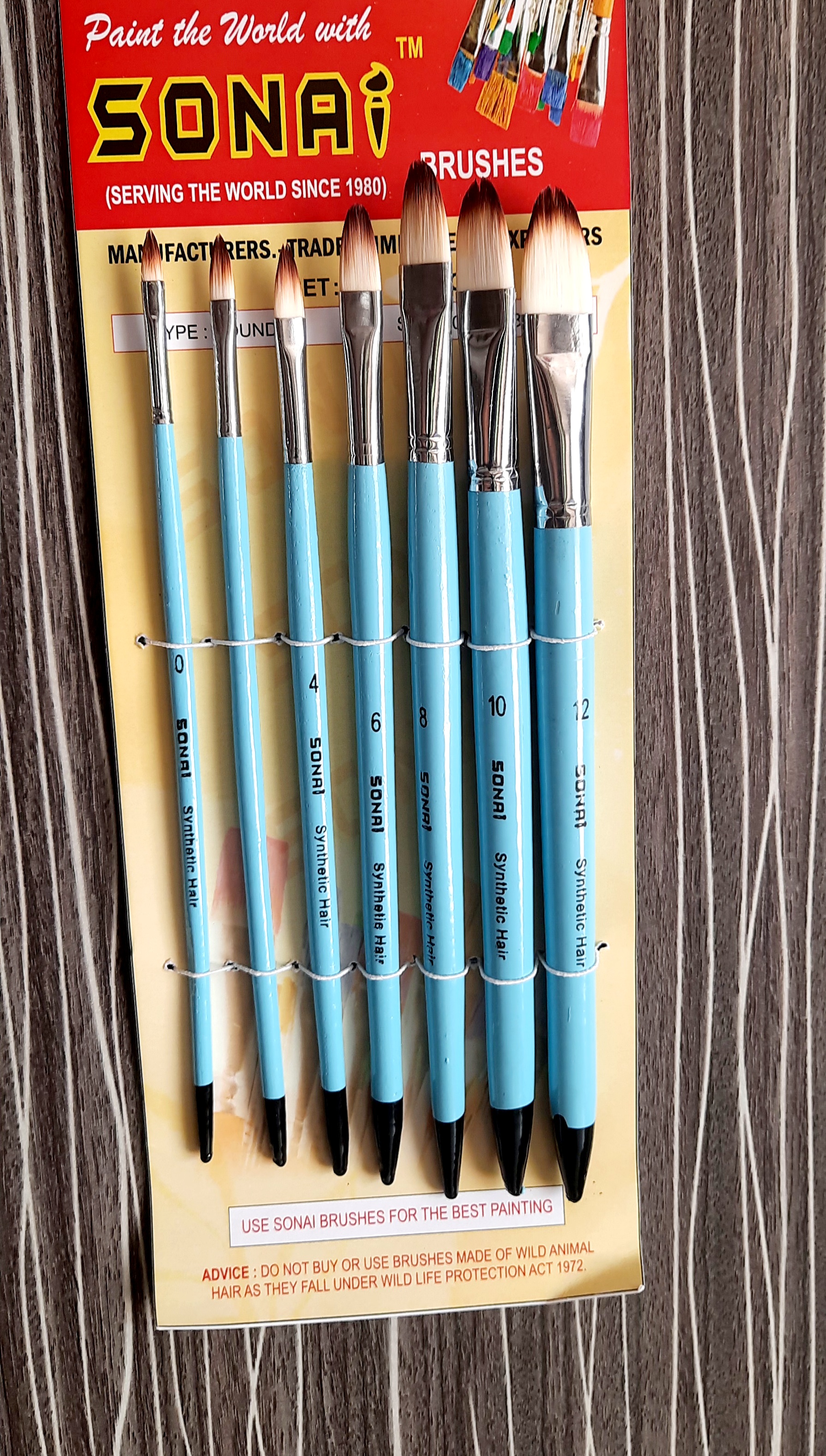 FILBERT BRUSH SET