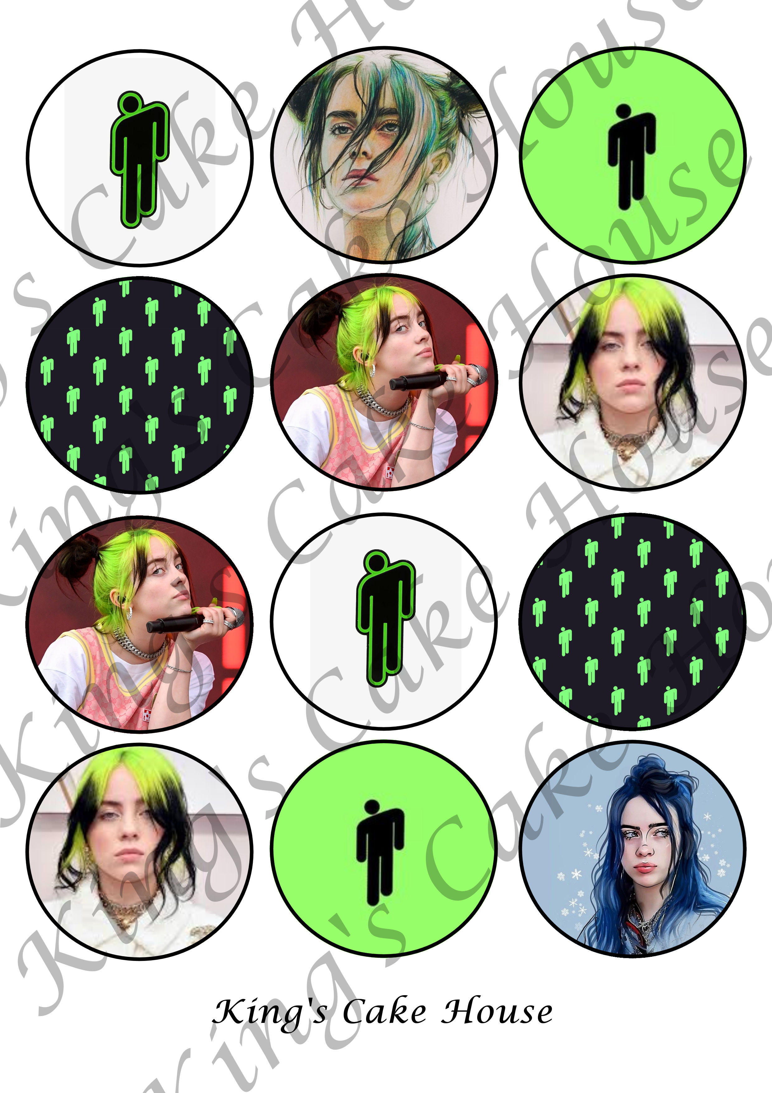 Billie E Edible Cake Toppers