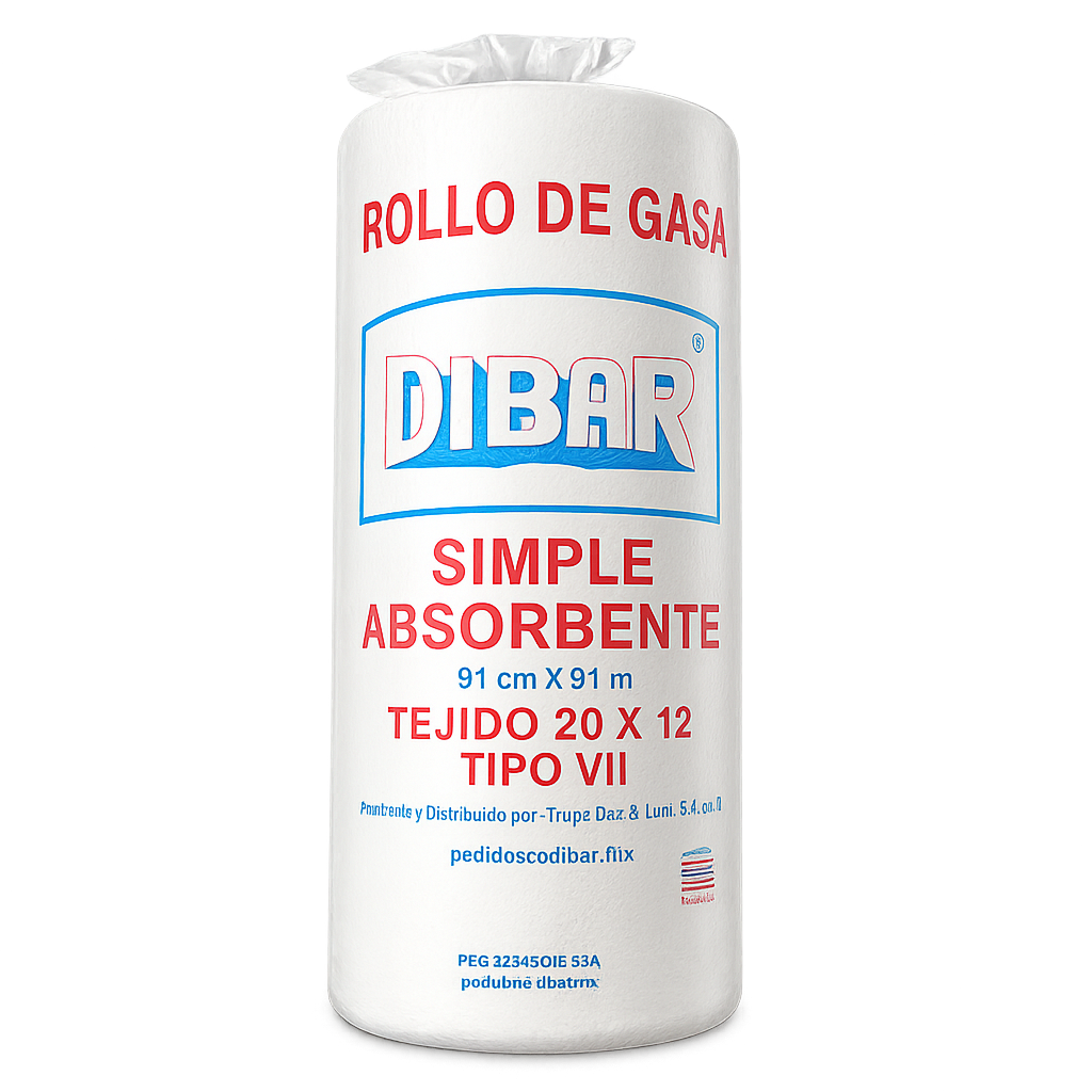 Rollo de gasa Dibar