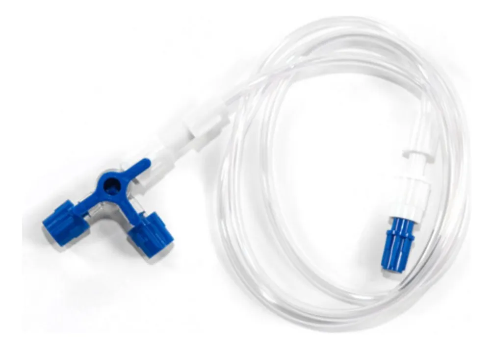 Llave de tres vías con extensión