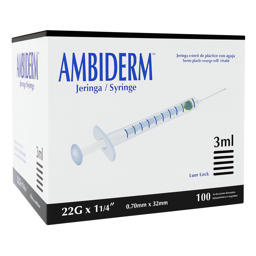 Caja de jeringas Ambiderm 3ml
