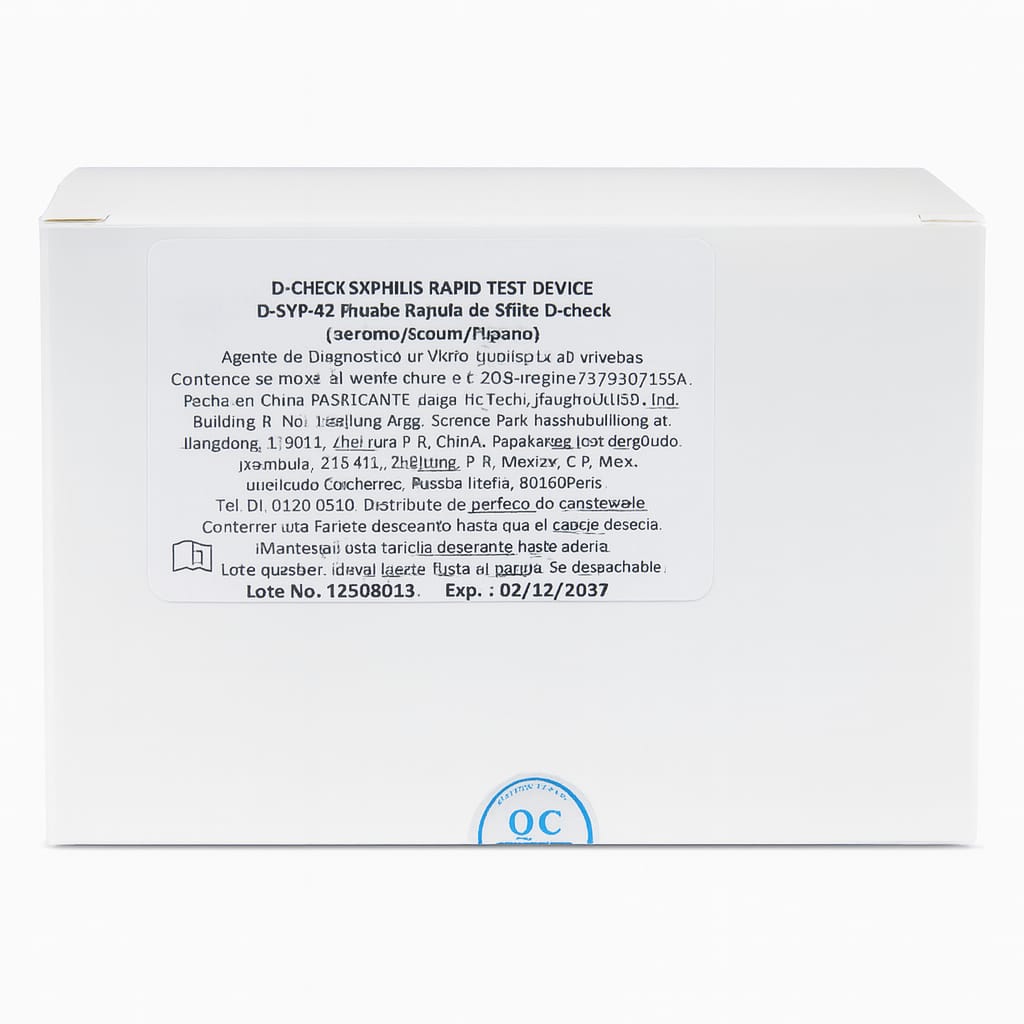Dispositivo de prueba rápida de sífilis D-Check
