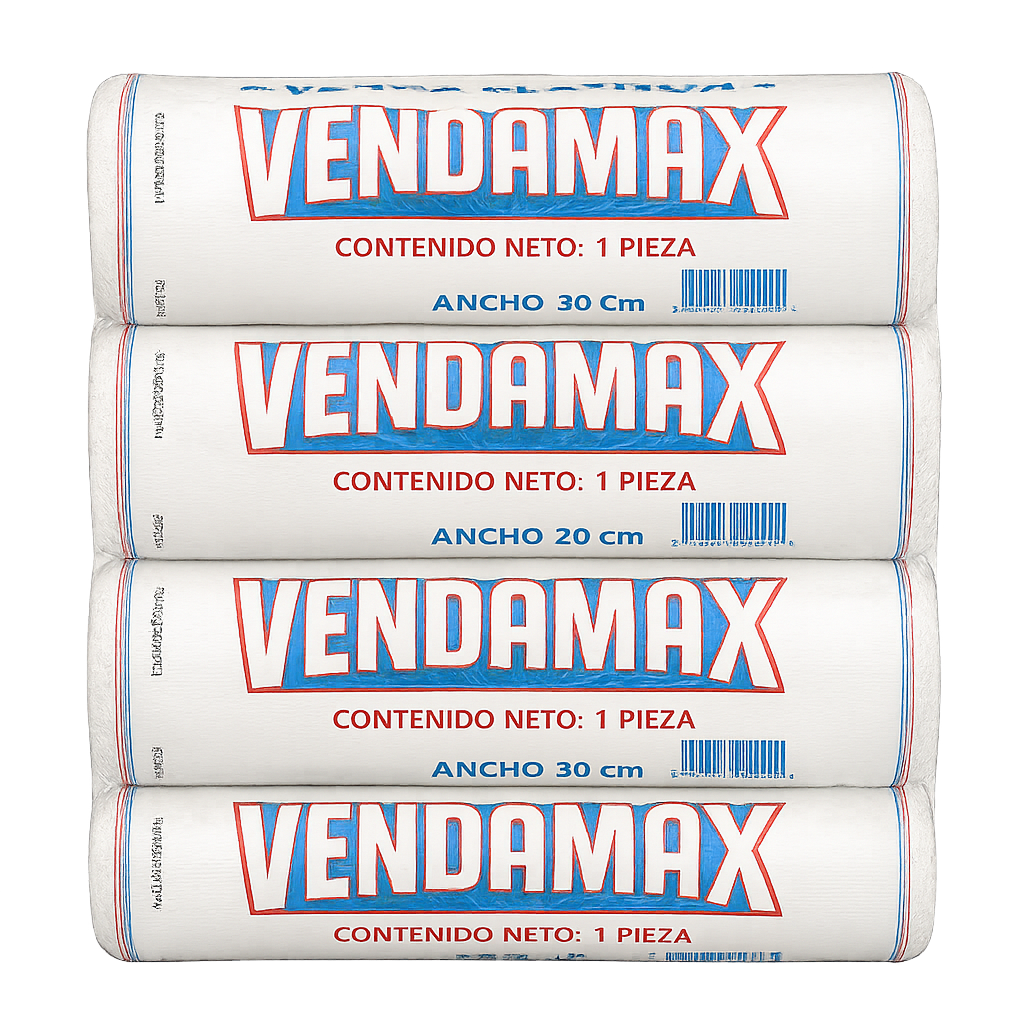 Vendamax venda elástica 30 cm con 6 piezas