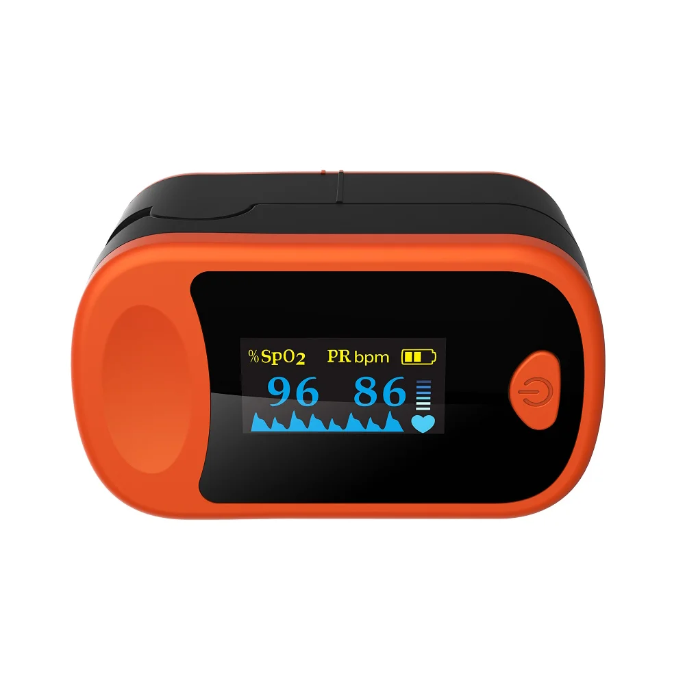 Oxímetro de pulso digital Home Care colores variados con estuche