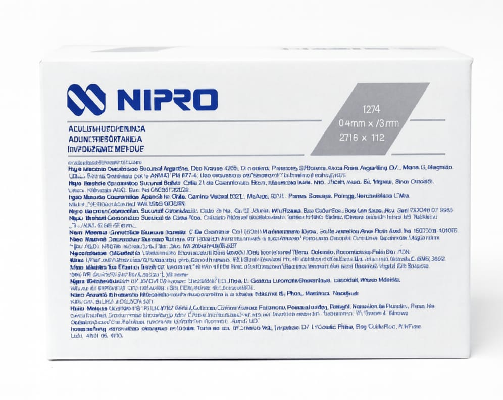 Caja de agujas NIPRO 27g