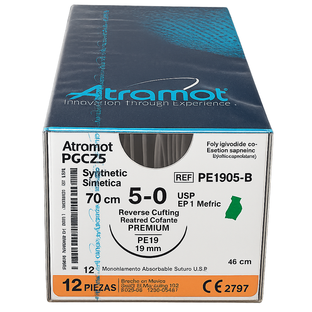 Sutura quirúrgica absorbible Atramat PGC25 PE1905-B