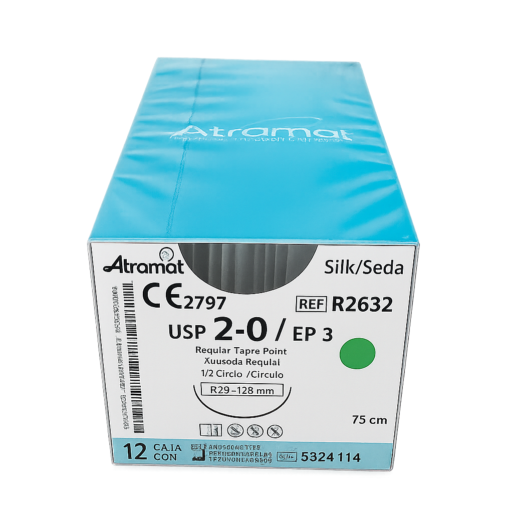 Seda quirúrgica Atramat USP 2-0 R2632