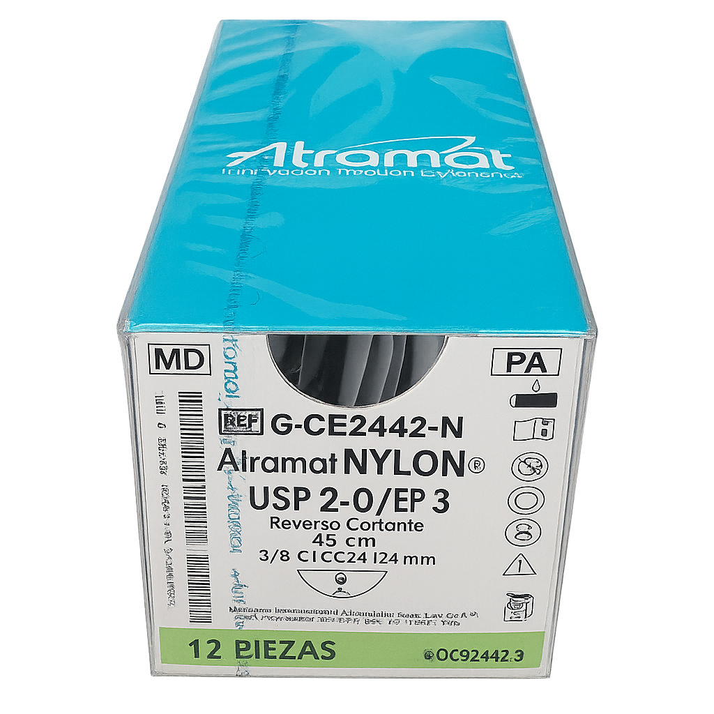 ATramat Nylon USP 2-0/EP 3 G-CE2442-N