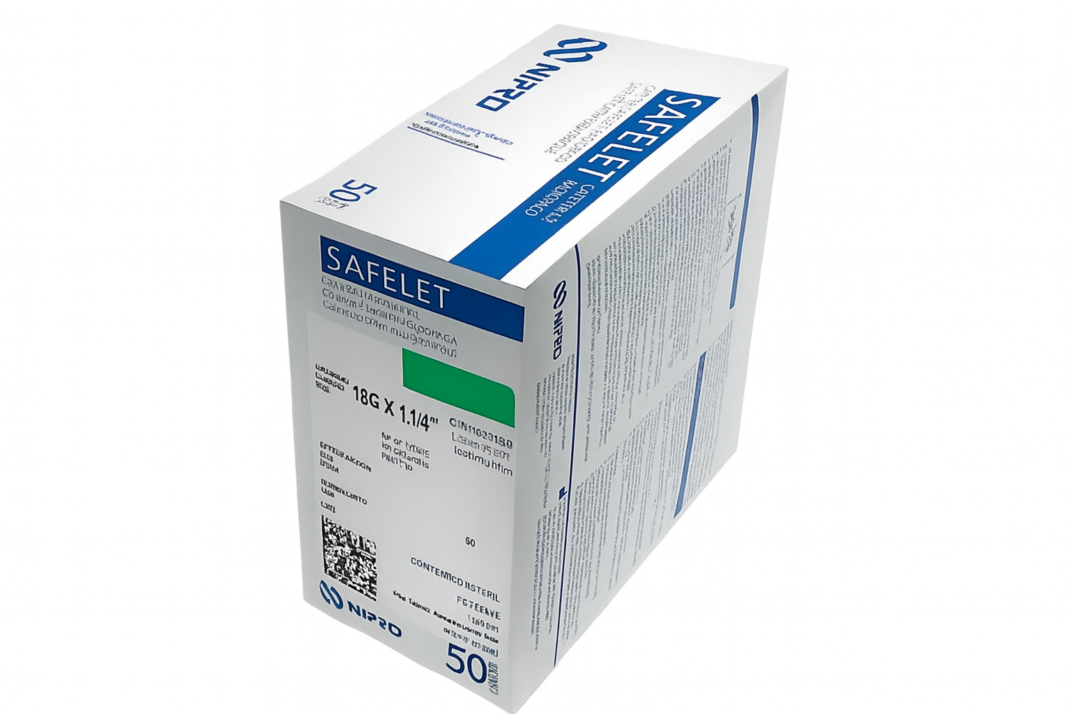 Catéter intravenoso Safelet 18x 1. 1/4 
