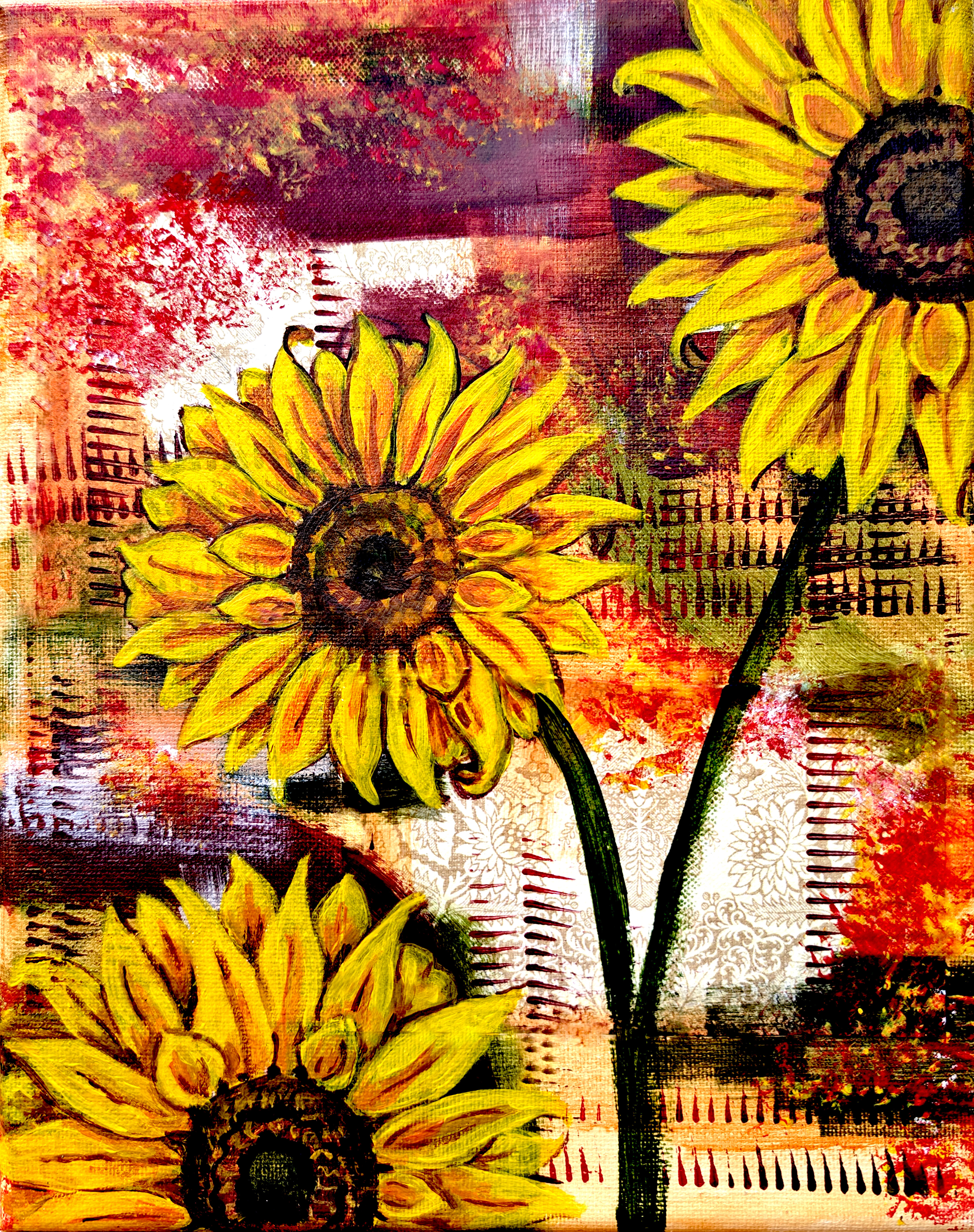 Sunflowers Print