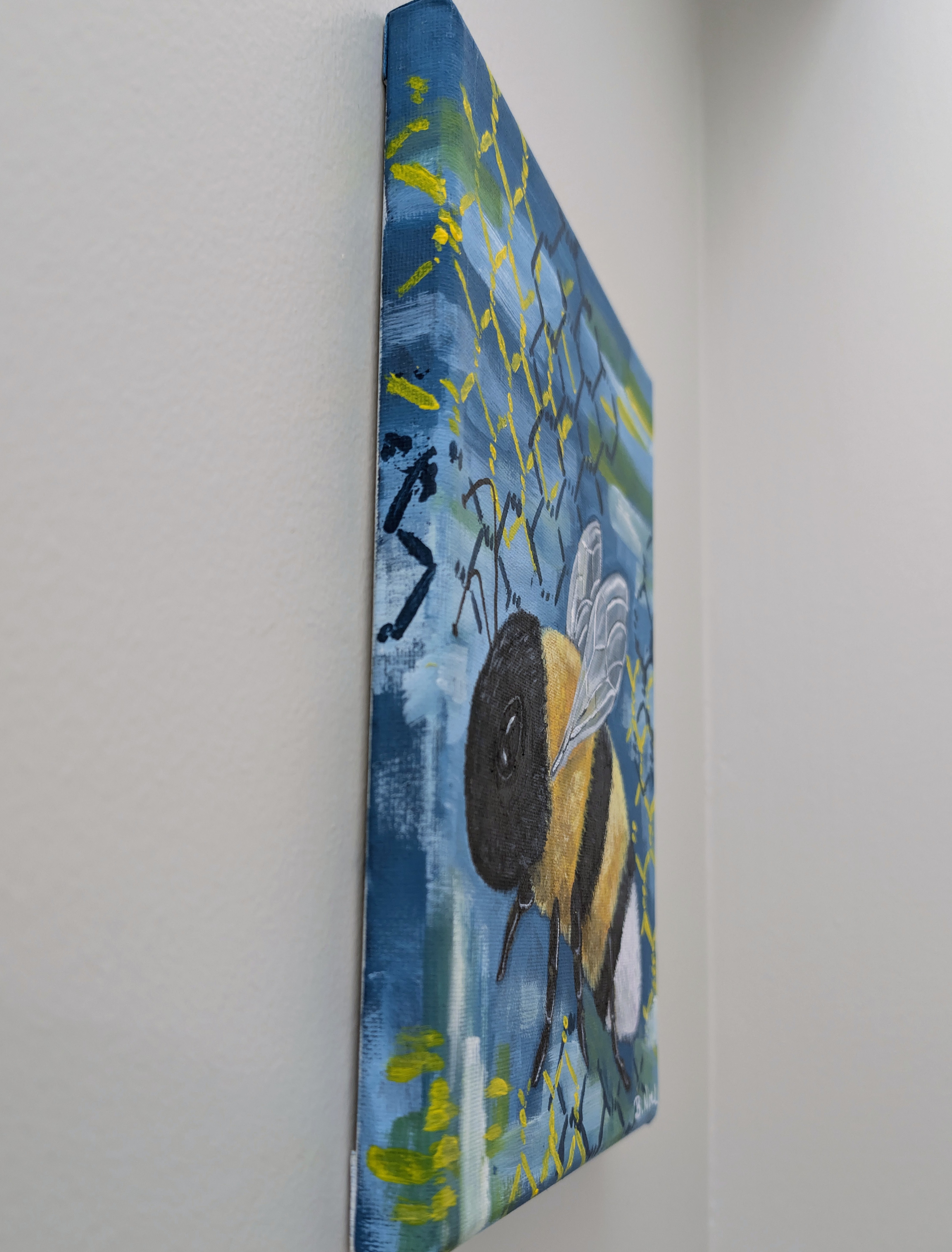  Bee Original Painting -8x10