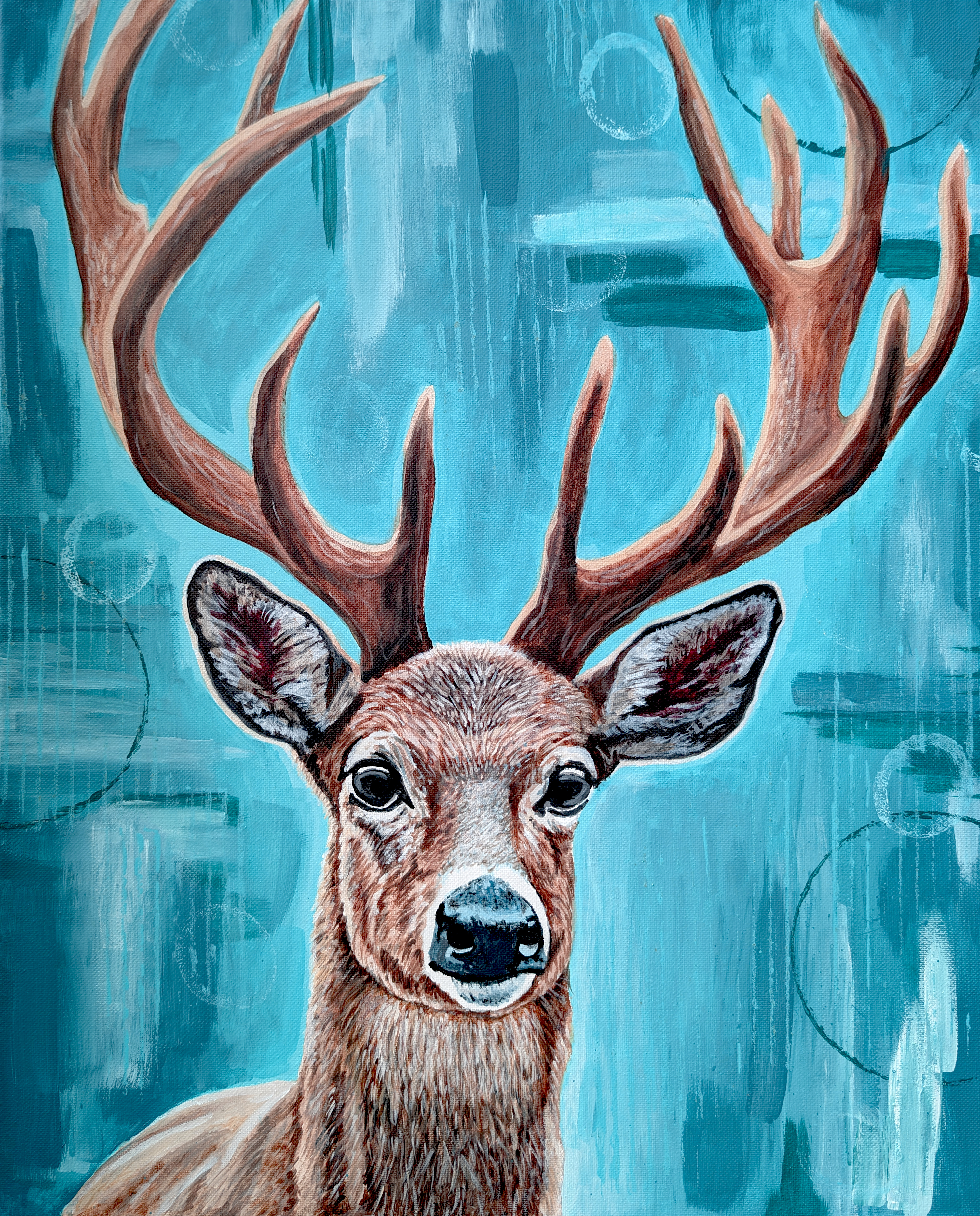Deer 16x20 Original Painting
