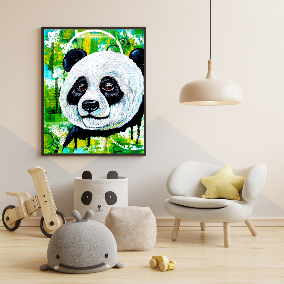 "Playful Panda" Print