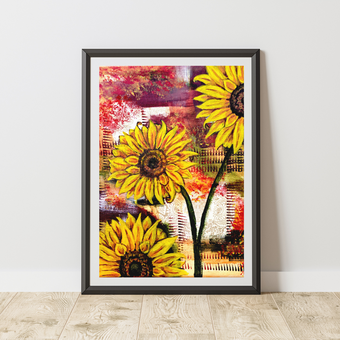 Sunflowers Print