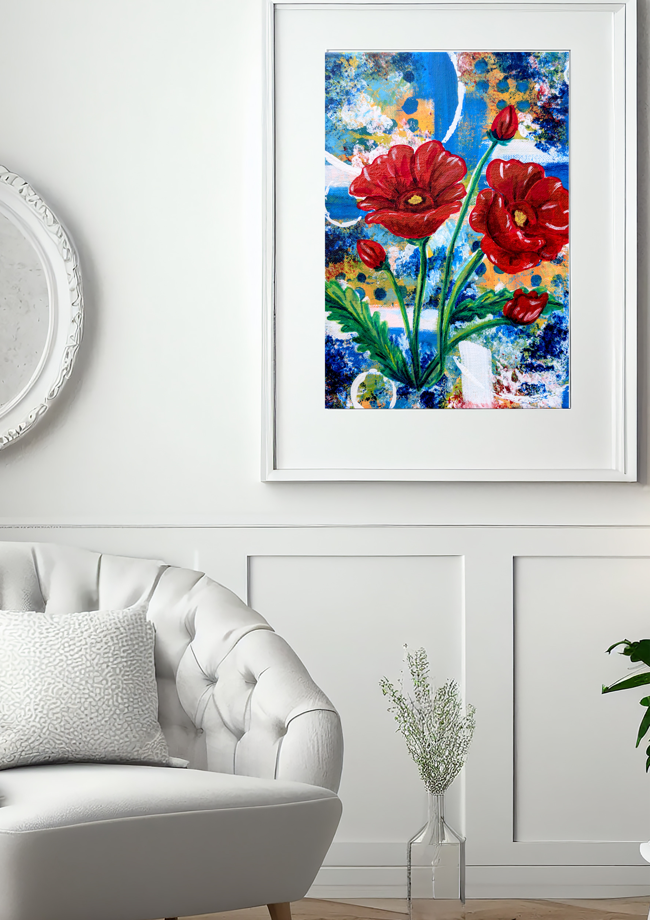 Colorful Poppies Print