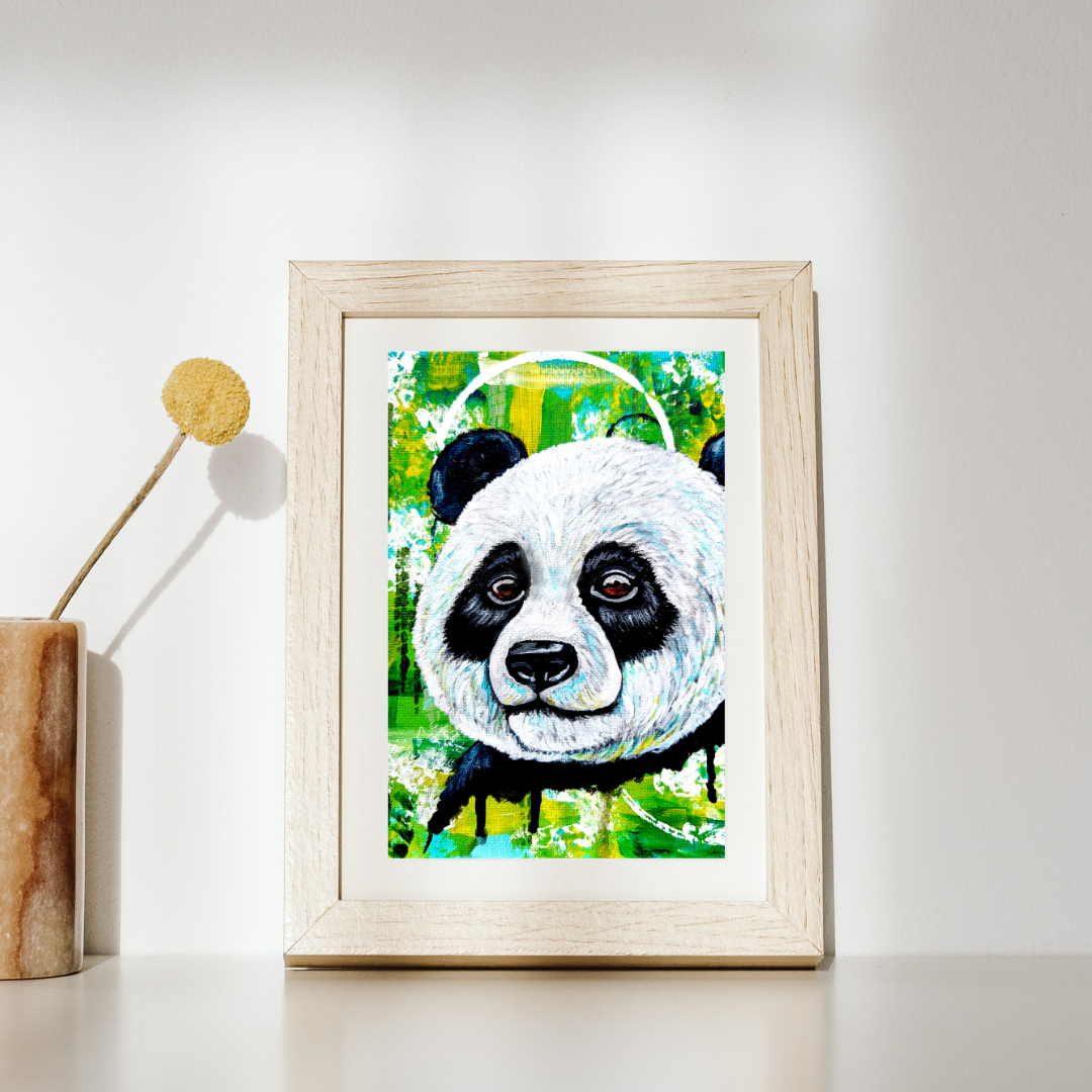 "Playful Panda" Print