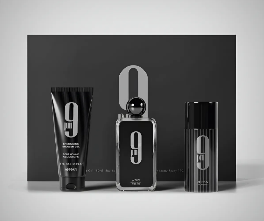 Set de fragancia 9 PM de Afnan para Hombre