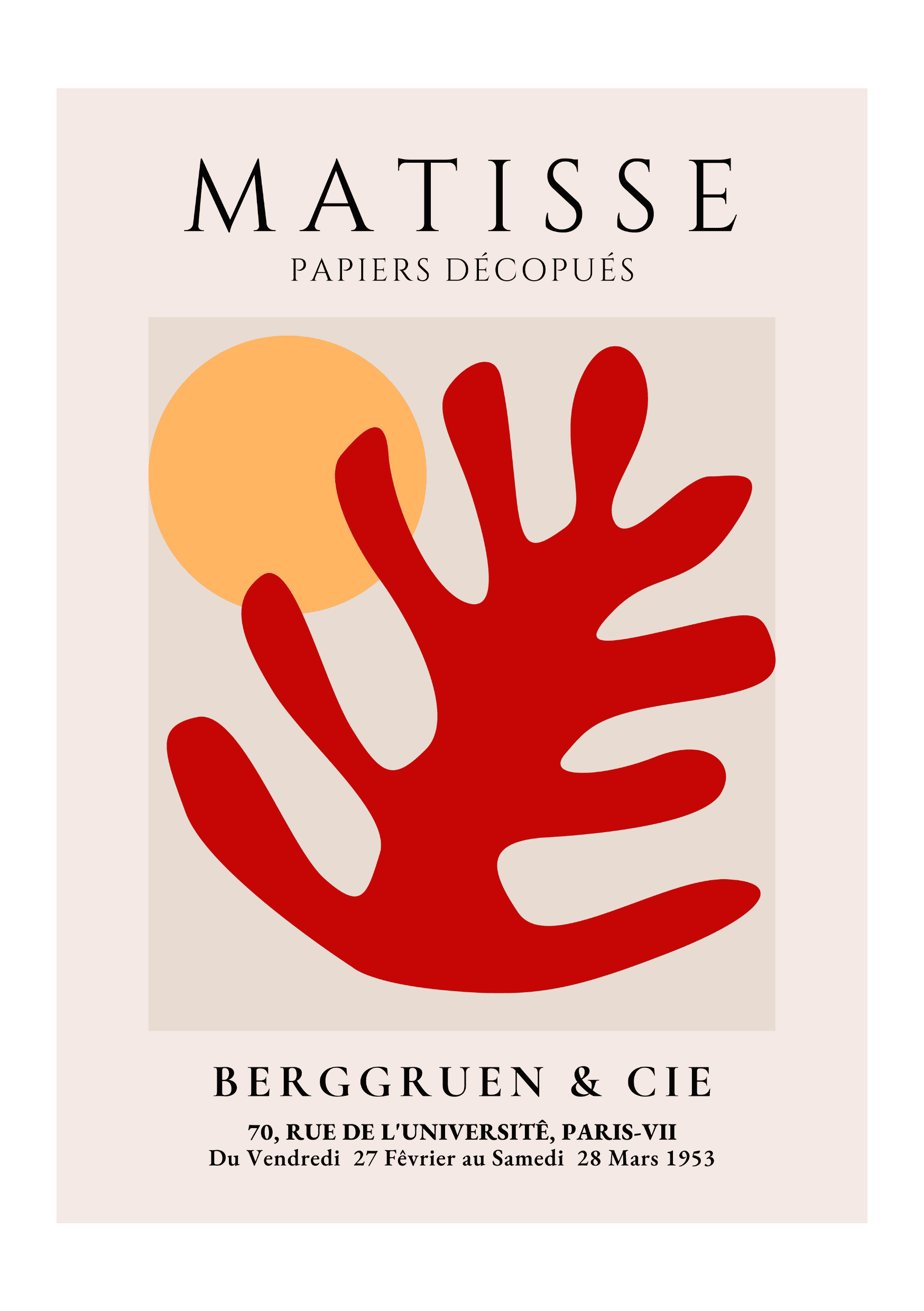 Henri Matisse - Papiers Découpés - Minimalist Sanat Posteri/Çerçevesiz