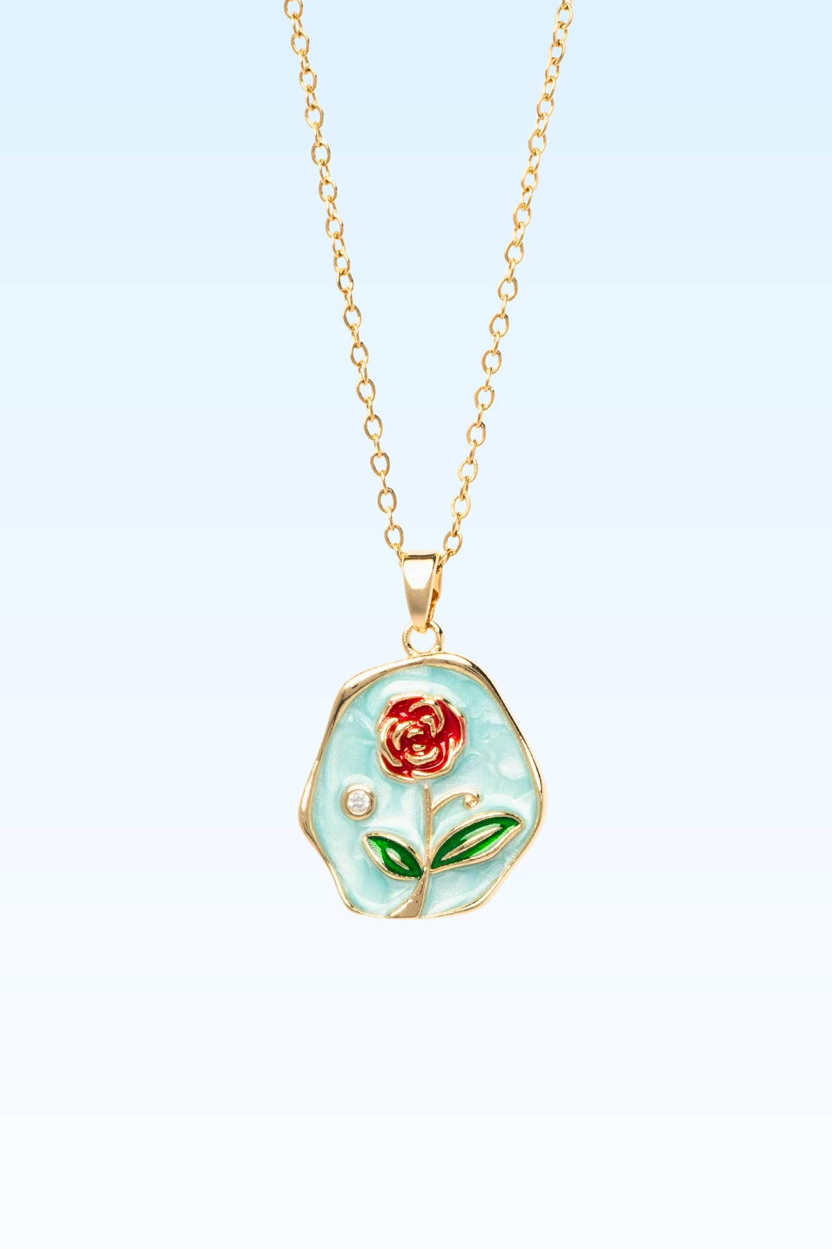 ✨ Aşk Büyüsü Seninle: Romantik Kırmızı Gül Kolyemizle Her Anın Özel Olsun! 💖