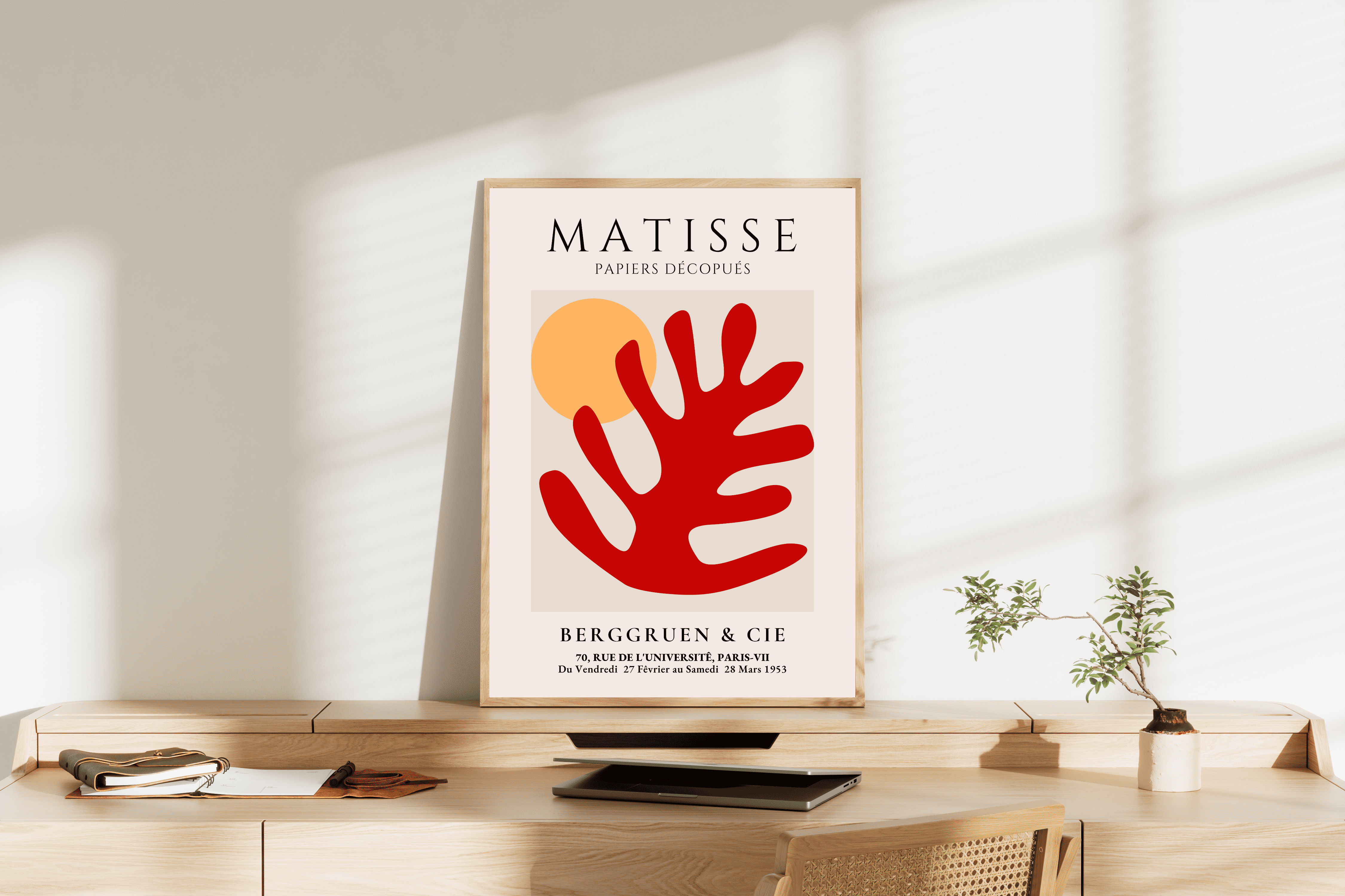 Henri Matisse - Papiers Découpés - Minimalist Sanat Posteri/Çerçevesiz