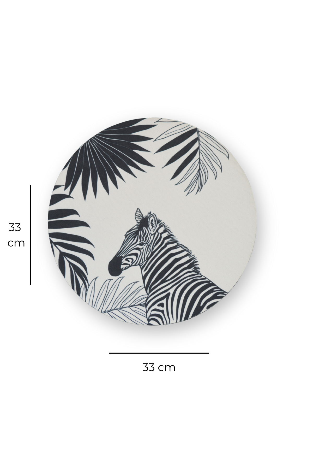 Zebra Desenli Tropikal Supla/Amerikan Servis