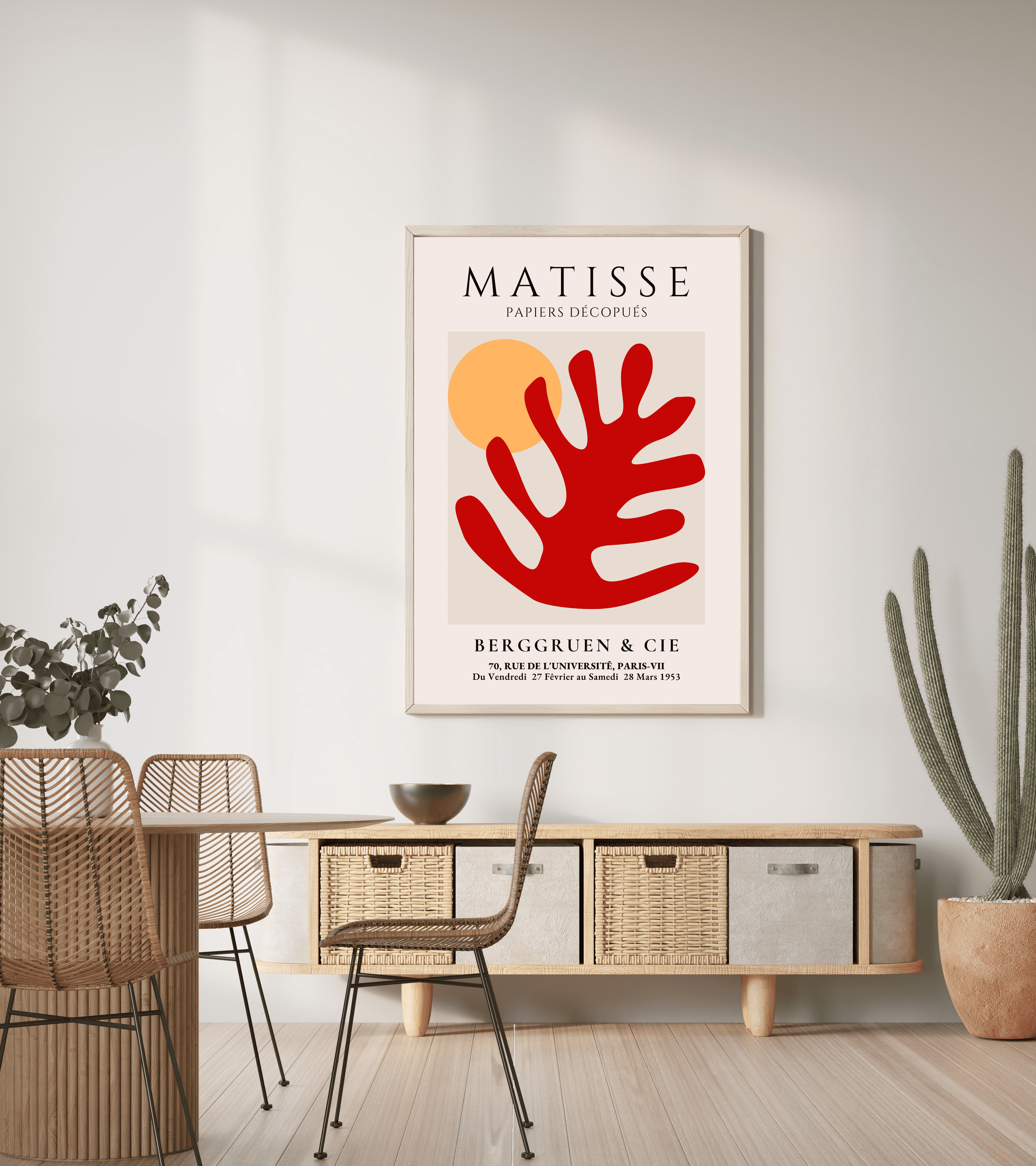 Henri Matisse - Papiers Découpés - Minimalist Sanat Posteri/Çerçevesiz