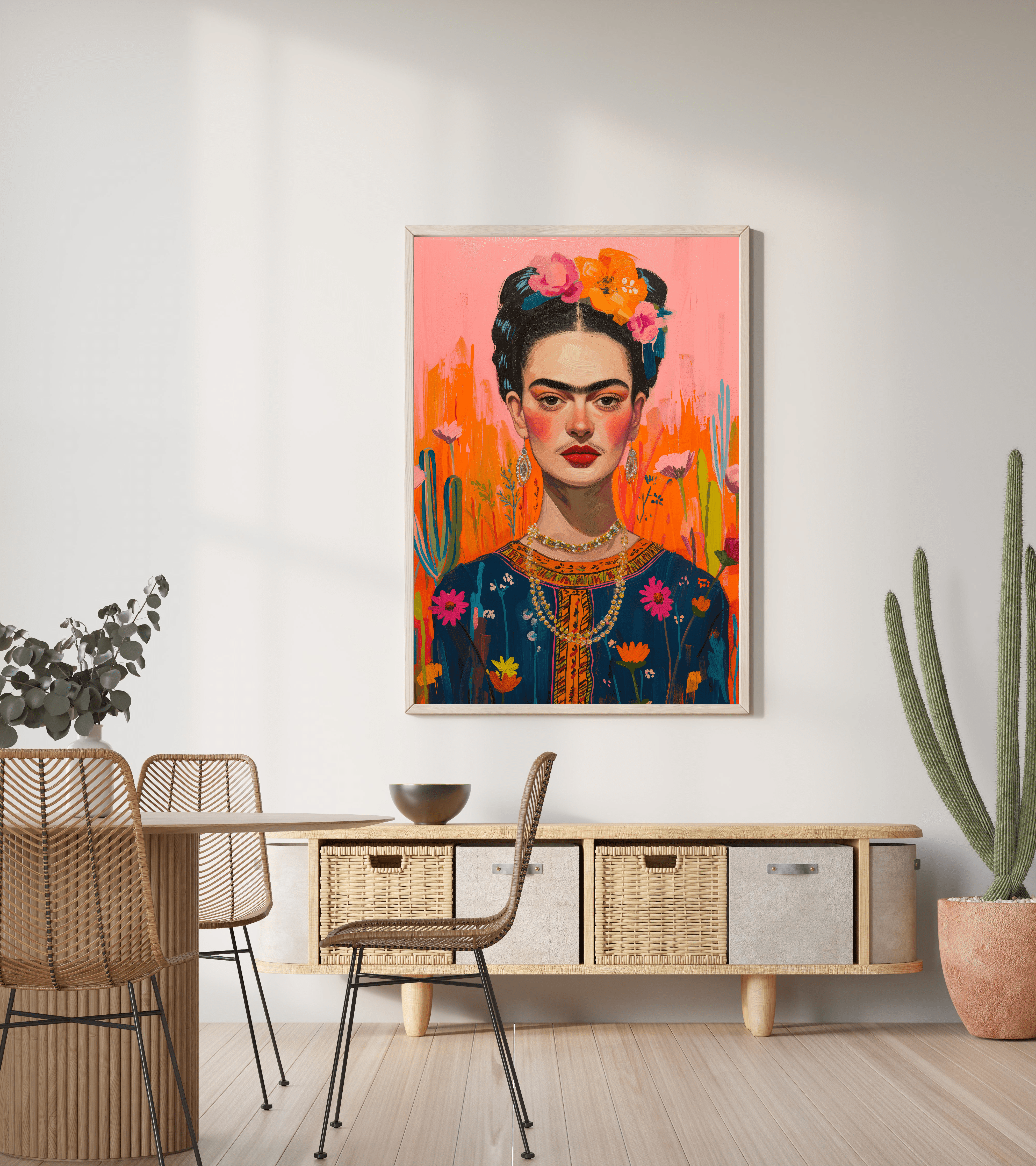 Güçlü Kadın Sanatı | Frida Kahlo Posteri/Çerçevesiz