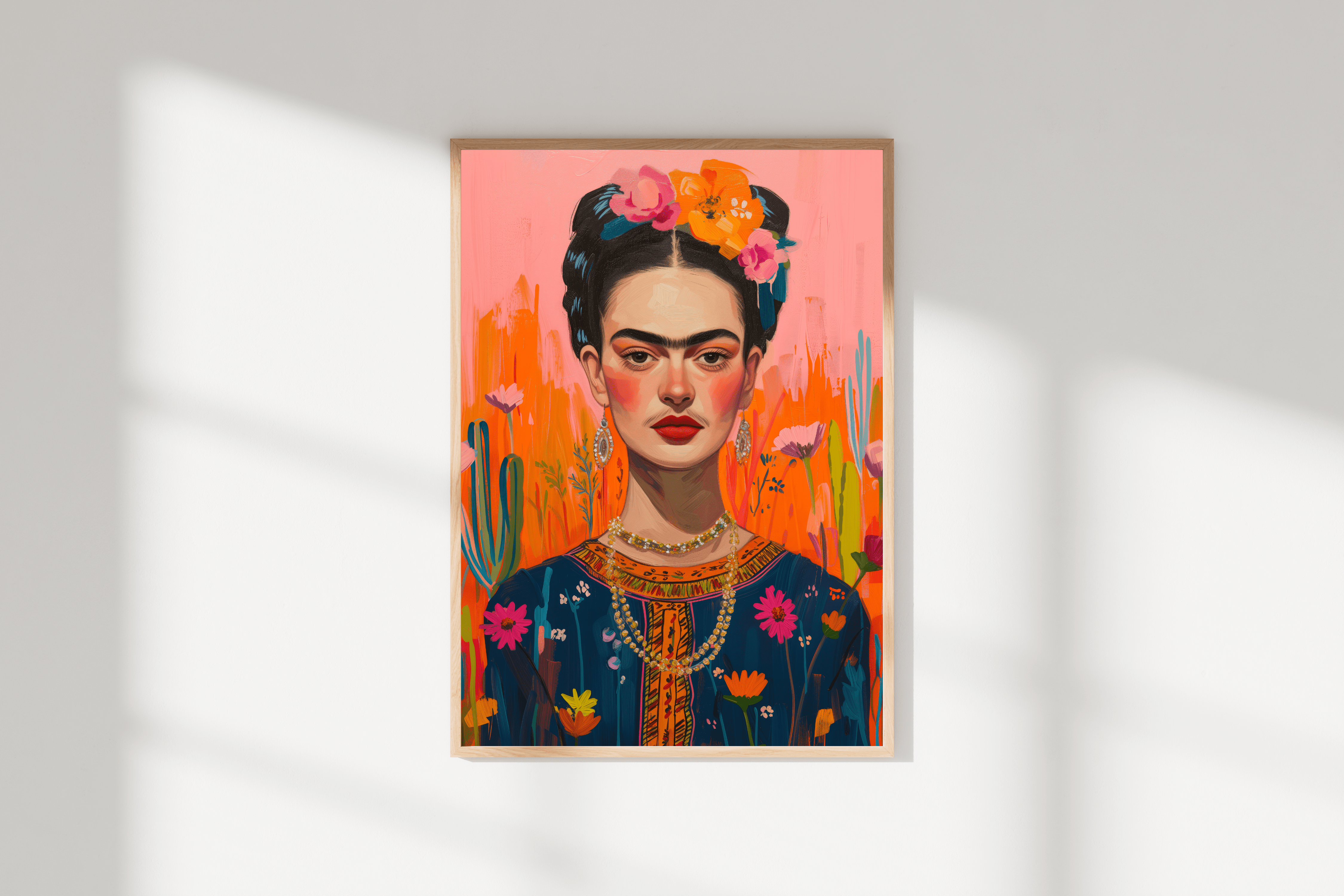 Güçlü Kadın Sanatı | Frida Kahlo Posteri/Çerçevesiz