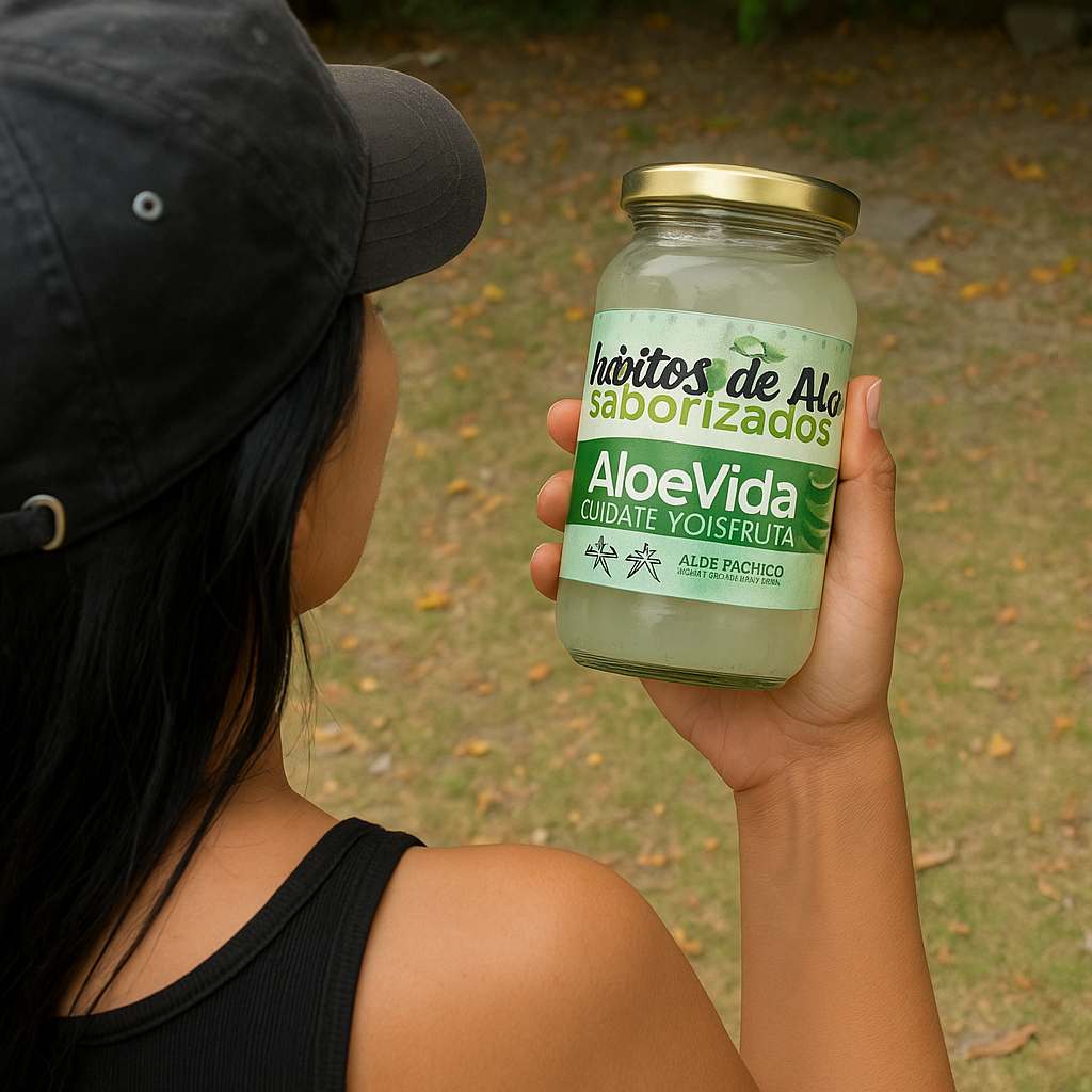 Trocitos de aloe saborizados AloeVida