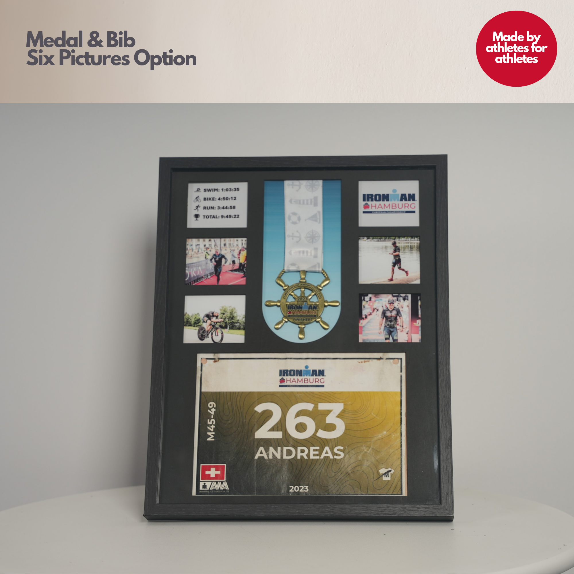 Medal Frame with six pictures