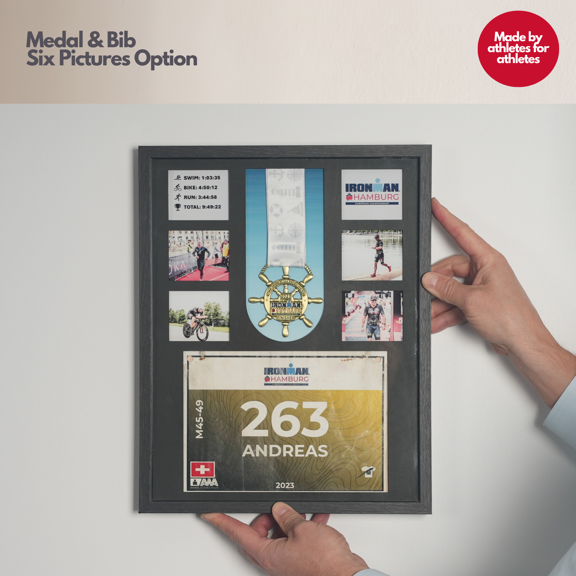 Medal Frame with six pictures