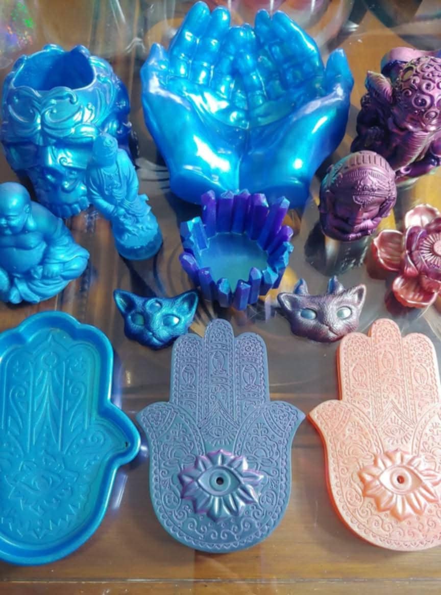 Resin Hand-Shaped Decorative Trays