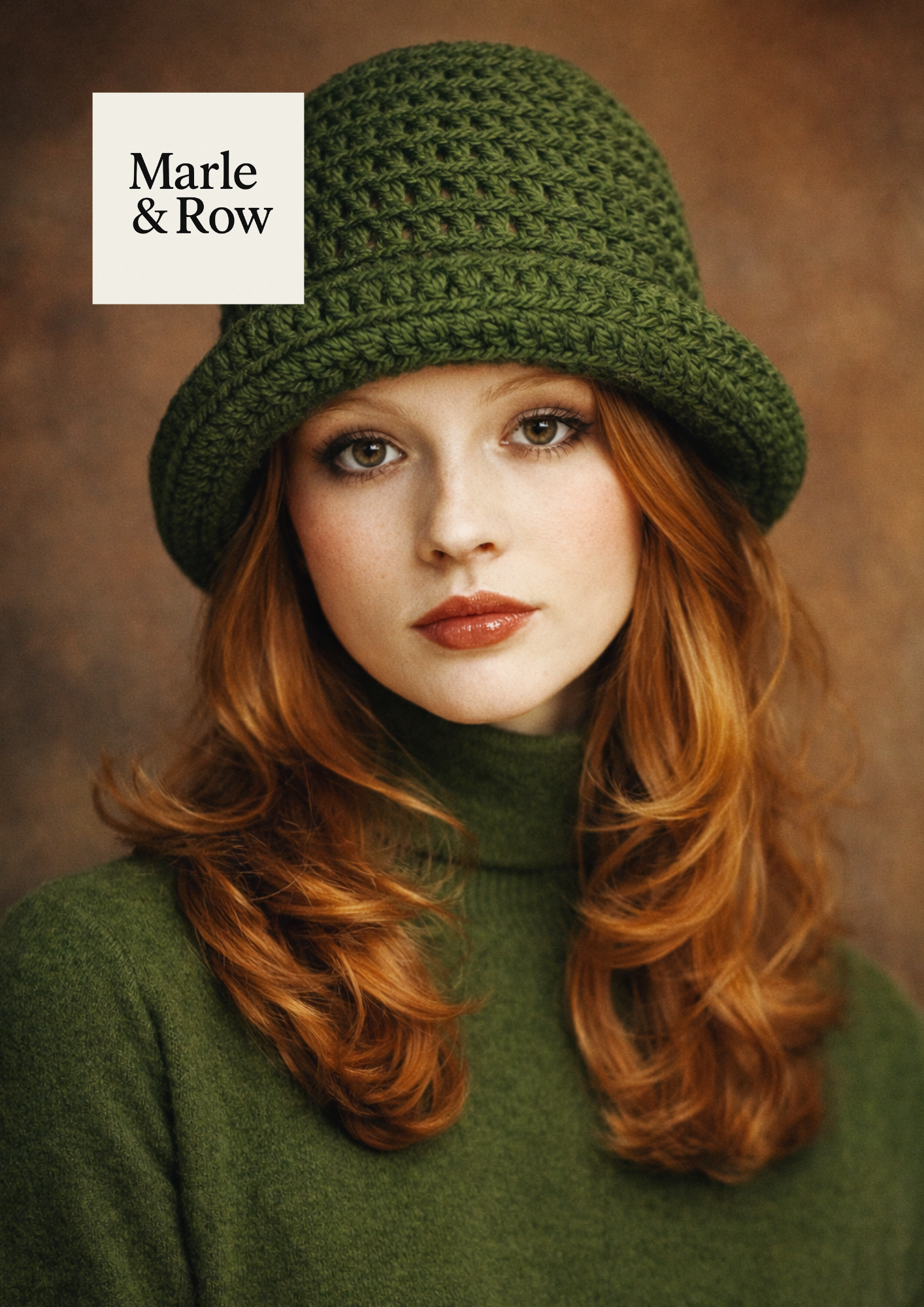Women's Rolled Brim Hat 1265 - Crochet Pattern PDF - Instant Download - Marle & Row
