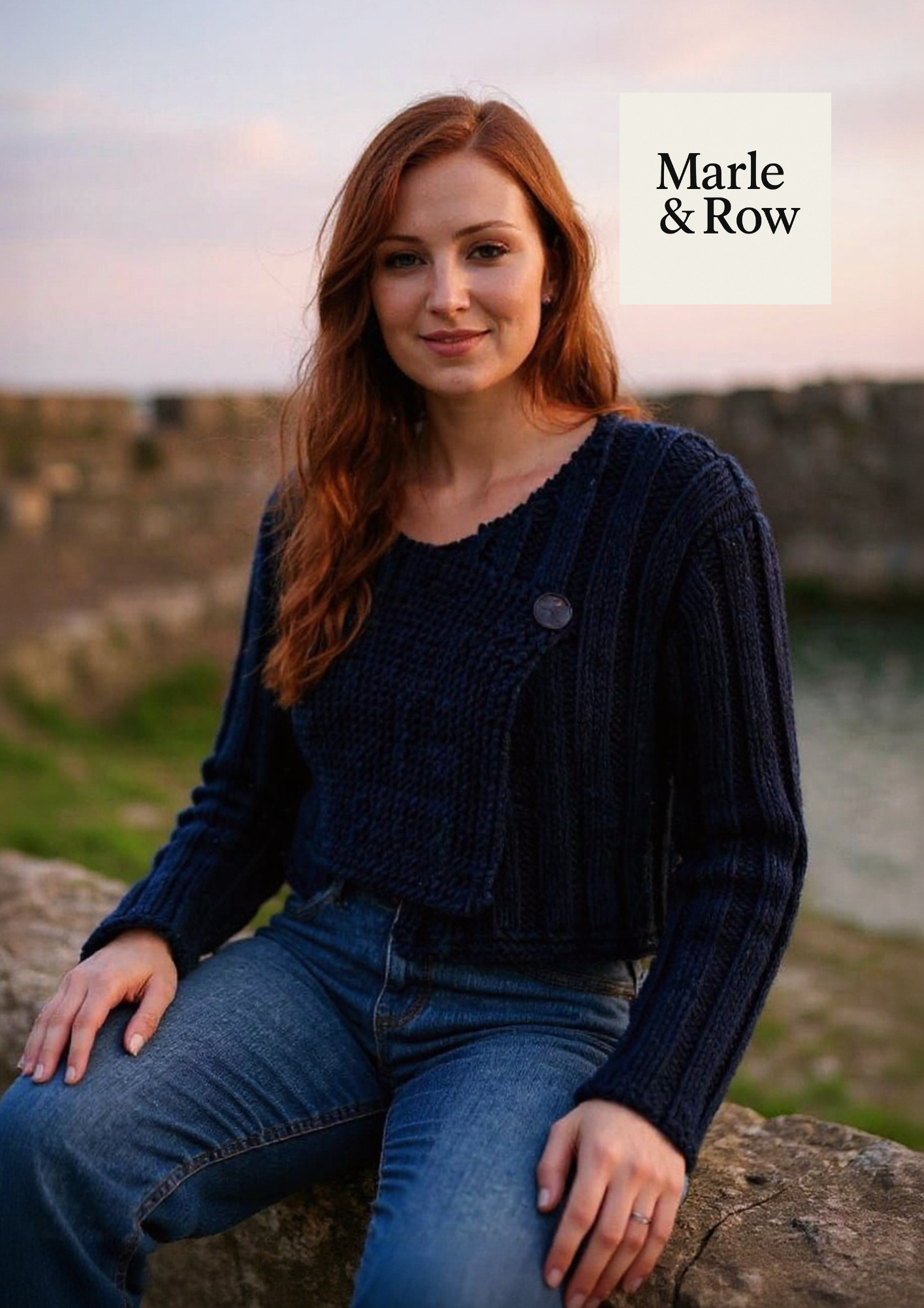 Women's Cabled Crossover Cardigan 1130 - Knitting Pattern PDF - Instant Download