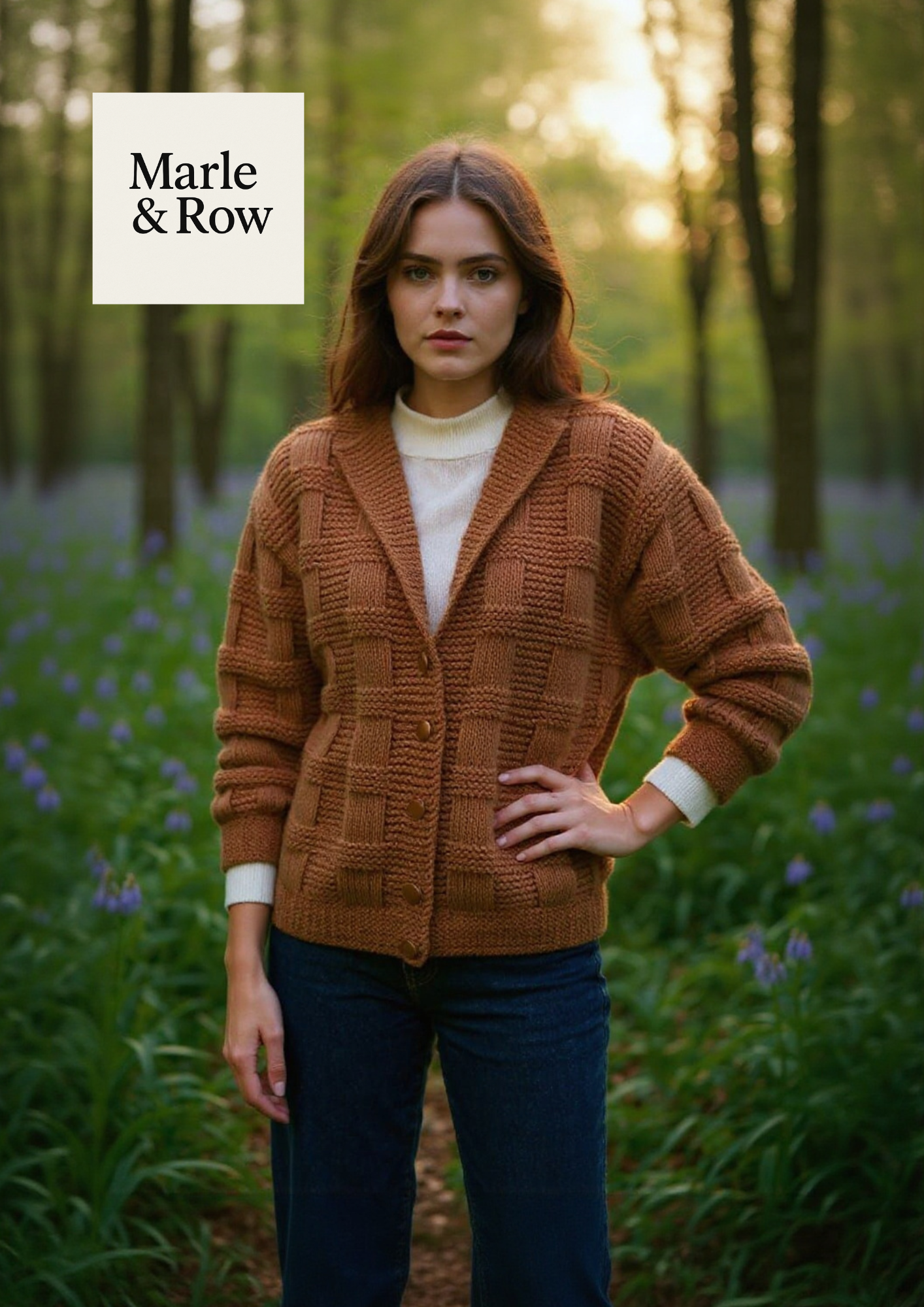 Women's Textured Jacket 1160 - Knitting Pattern PDF - Instant Download