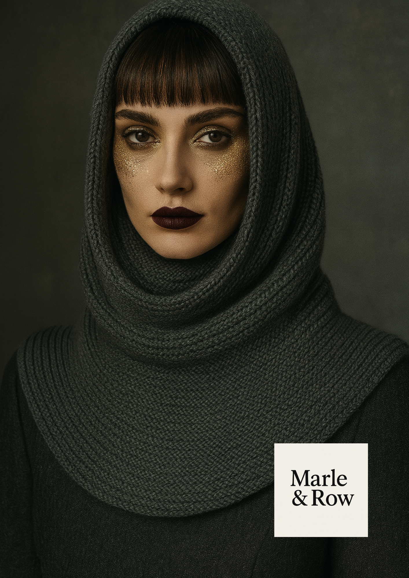 Knitting Pattern Women's Hooded Cowl Snood 1013