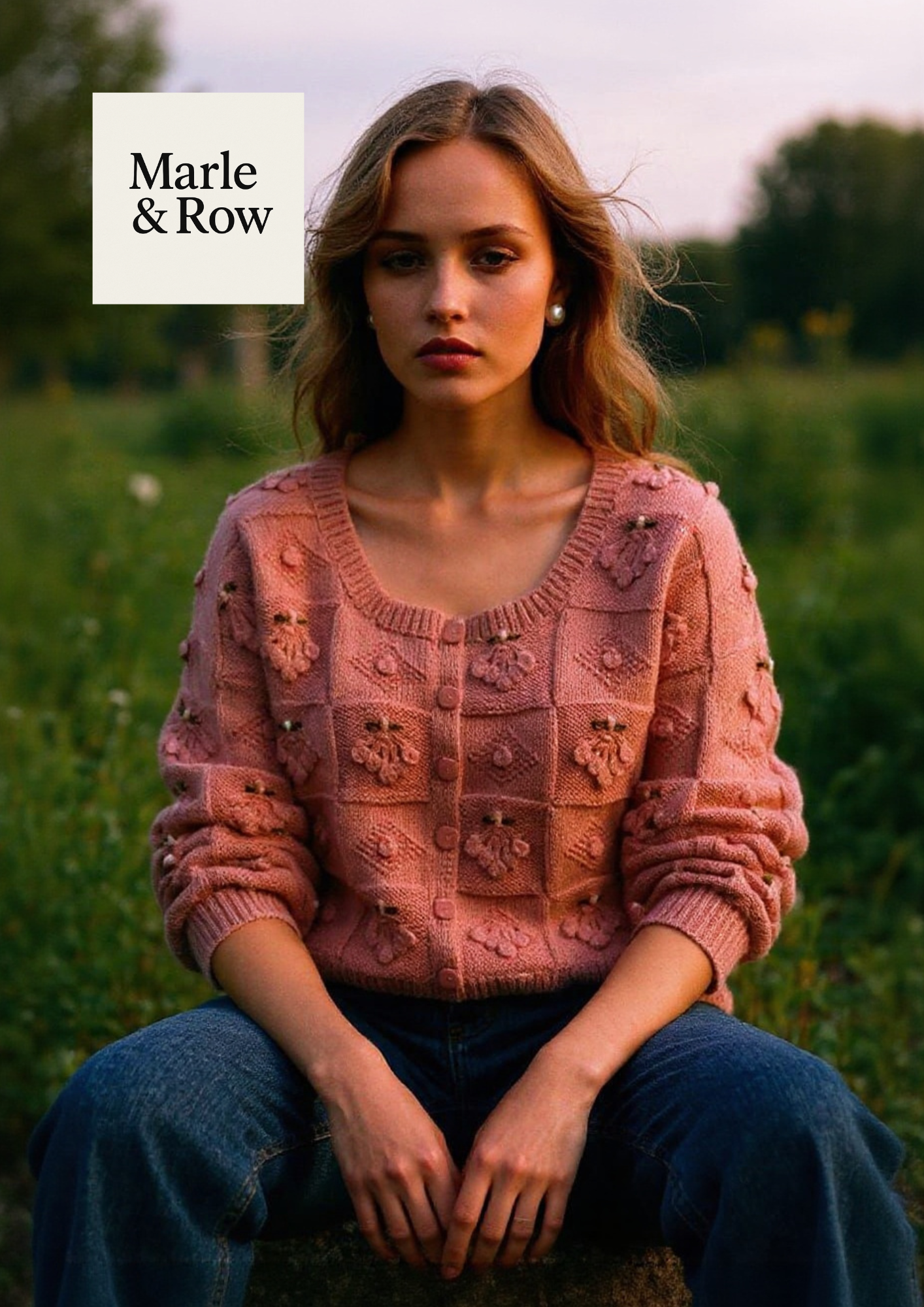 Knitting Pattern Women's Sampler Cardigan #1064