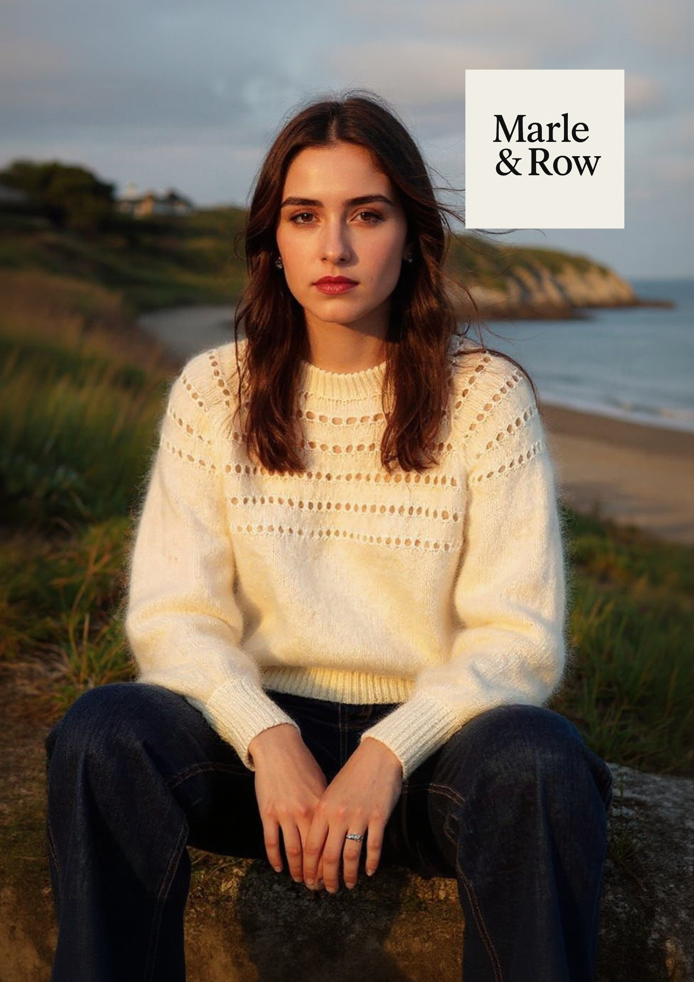 Knitting Pattern Women's French Mohair Jumper 1141