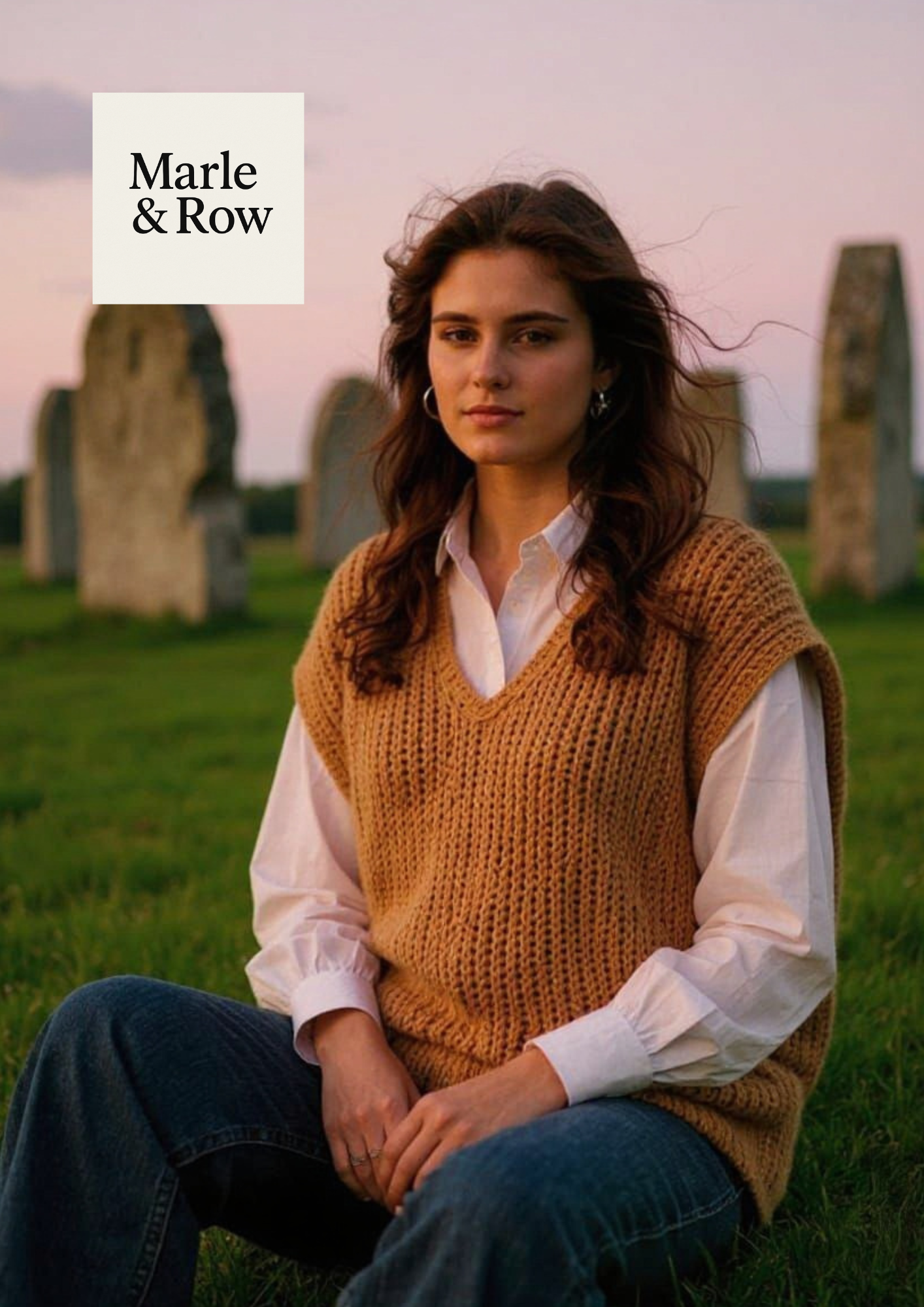 Knitting Pattern Women's Slipover Jumper #1080
