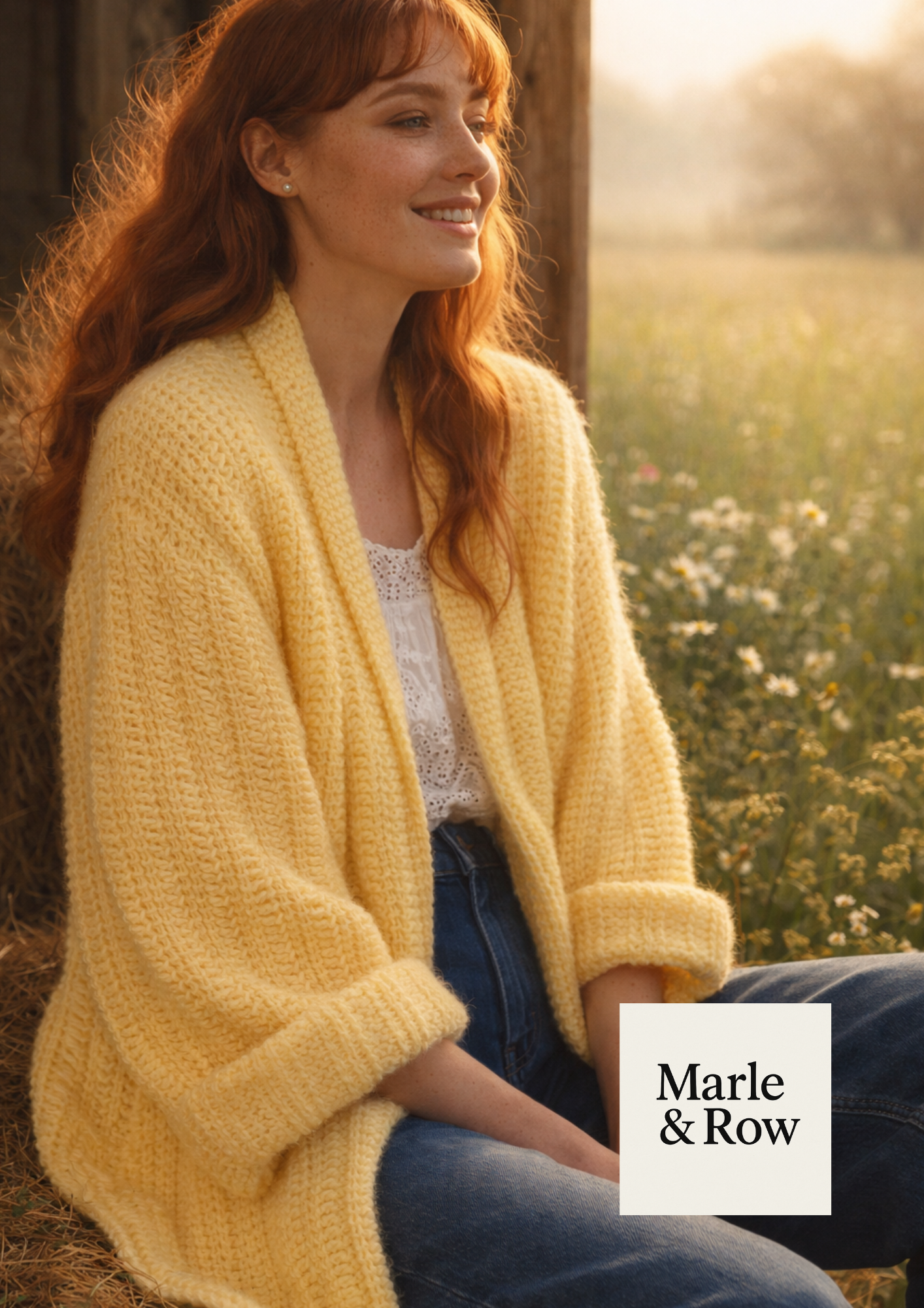 Women's Cardigan 1257 - Crochet Pattern PDF - Instant Download - Marle & Row
