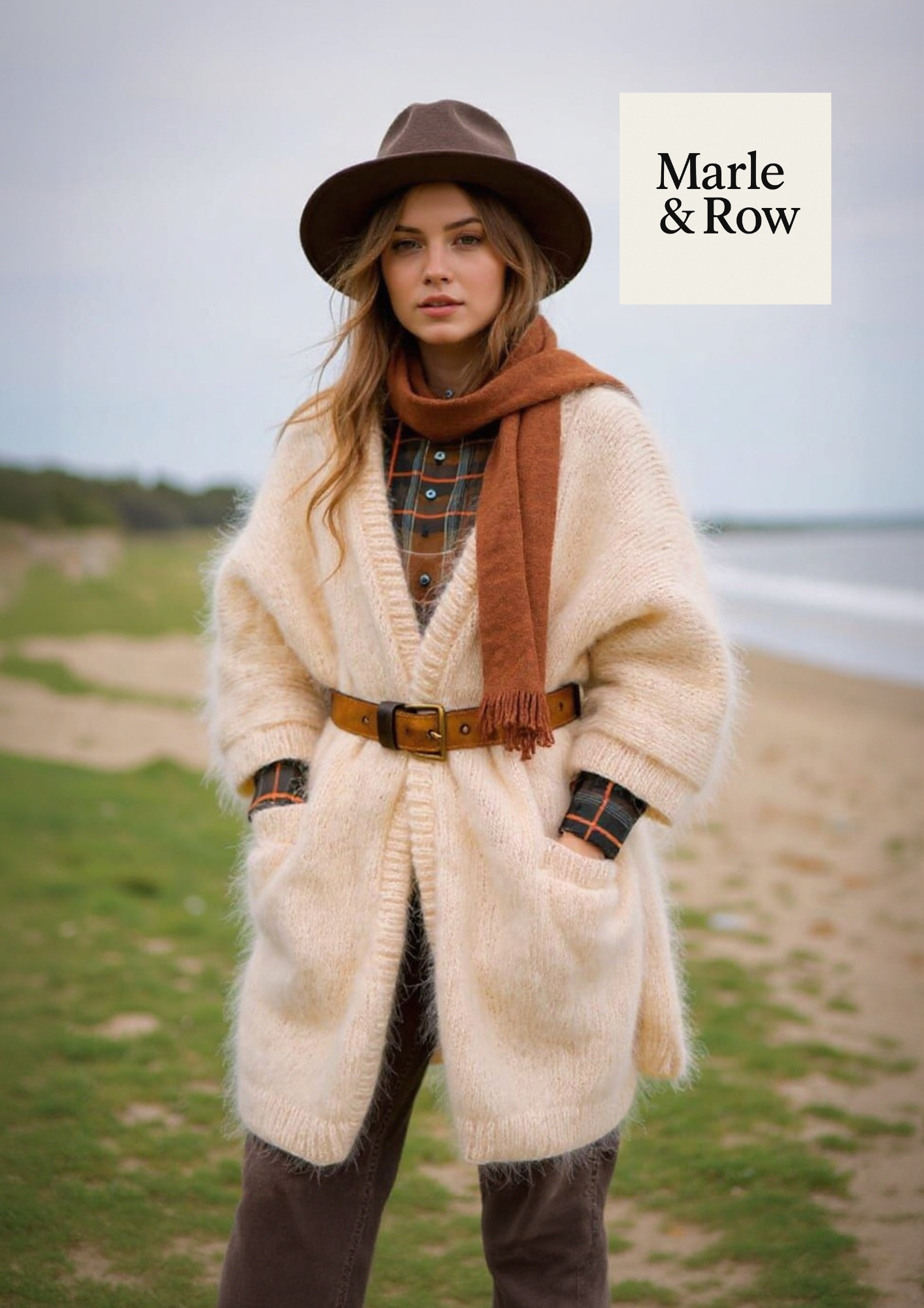 Knitting Pattern Woman's Mohair Cardigan 1219