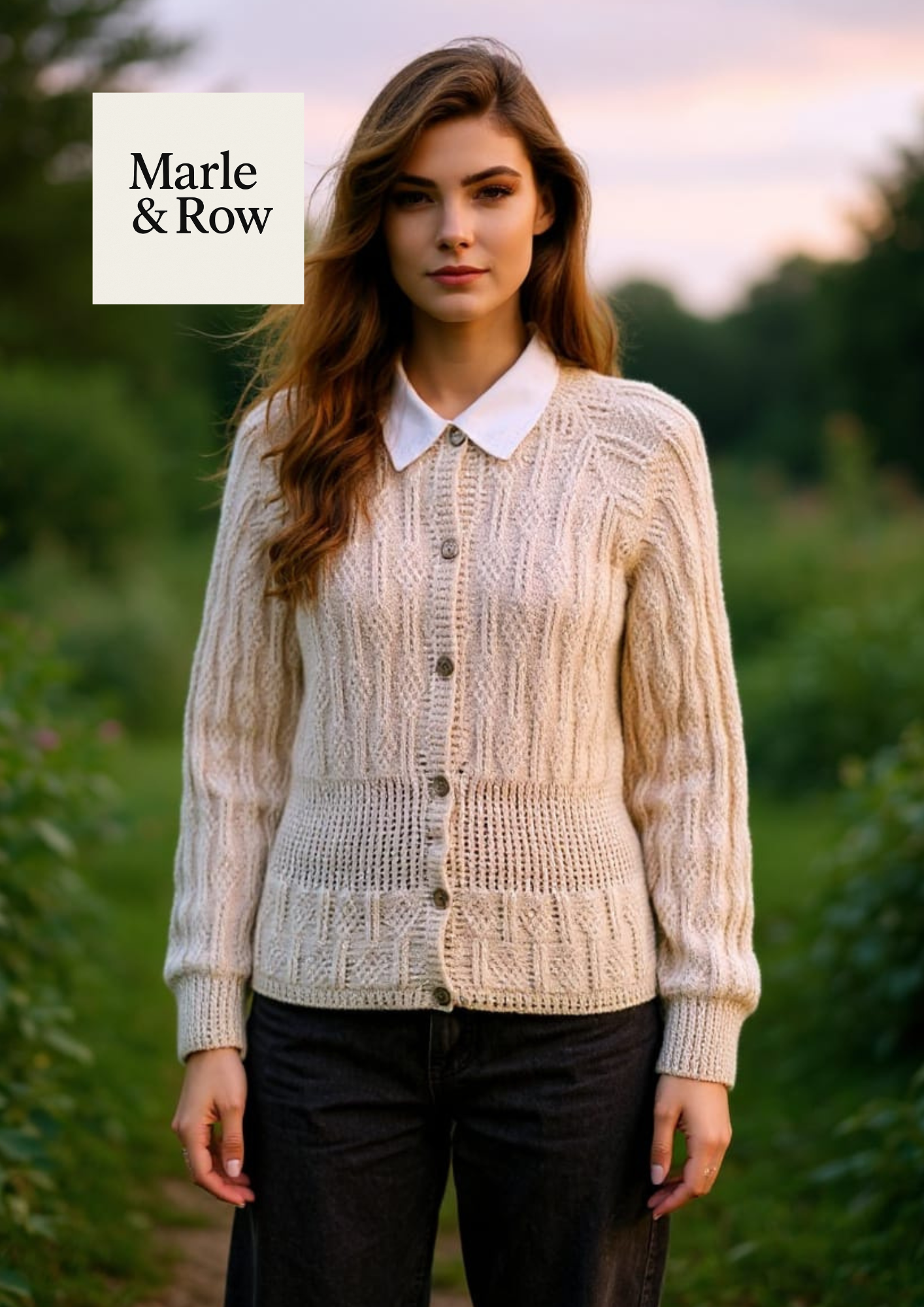 Women's Long-line Fitted Textured Cardigan #1066 - Knitting Pattern PDF  - Instant Download