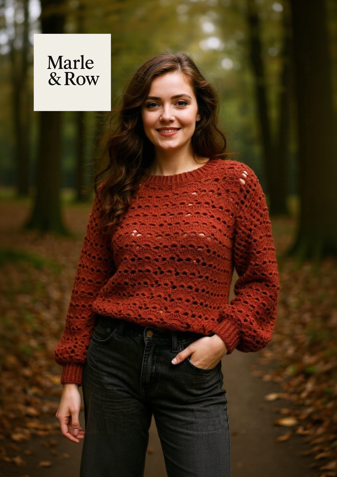 Crochet Pattern Woman's Lacy Jumper 1225 Instant Digital PDF Download