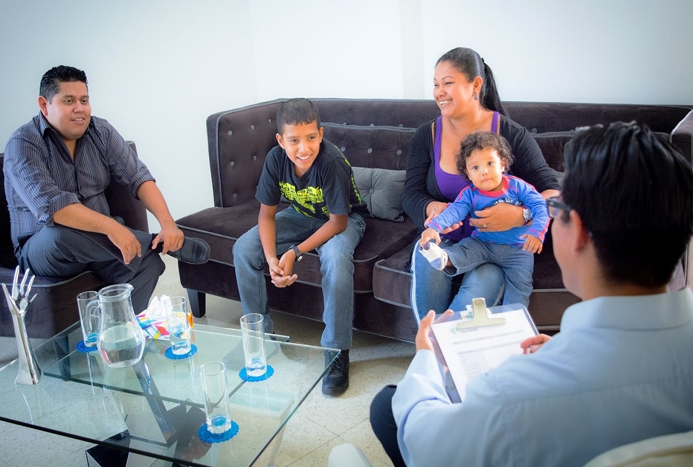 Sesión de Terapia Psicológica Familiar